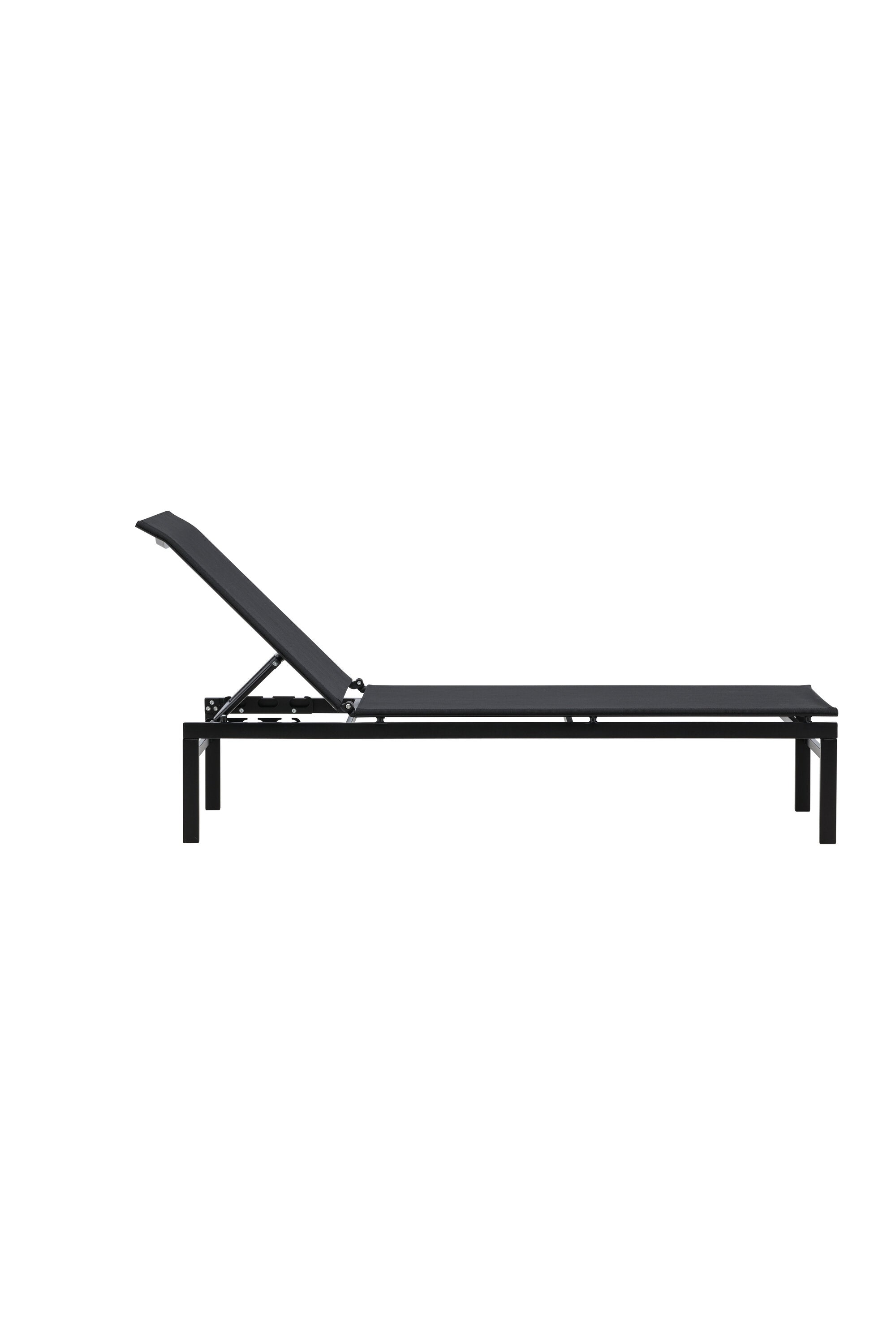 Massimo Sonnenlounge in Black präsentiert im Onlineshop von KAQTU Design AG. Liegestuhl ist von Venture Home