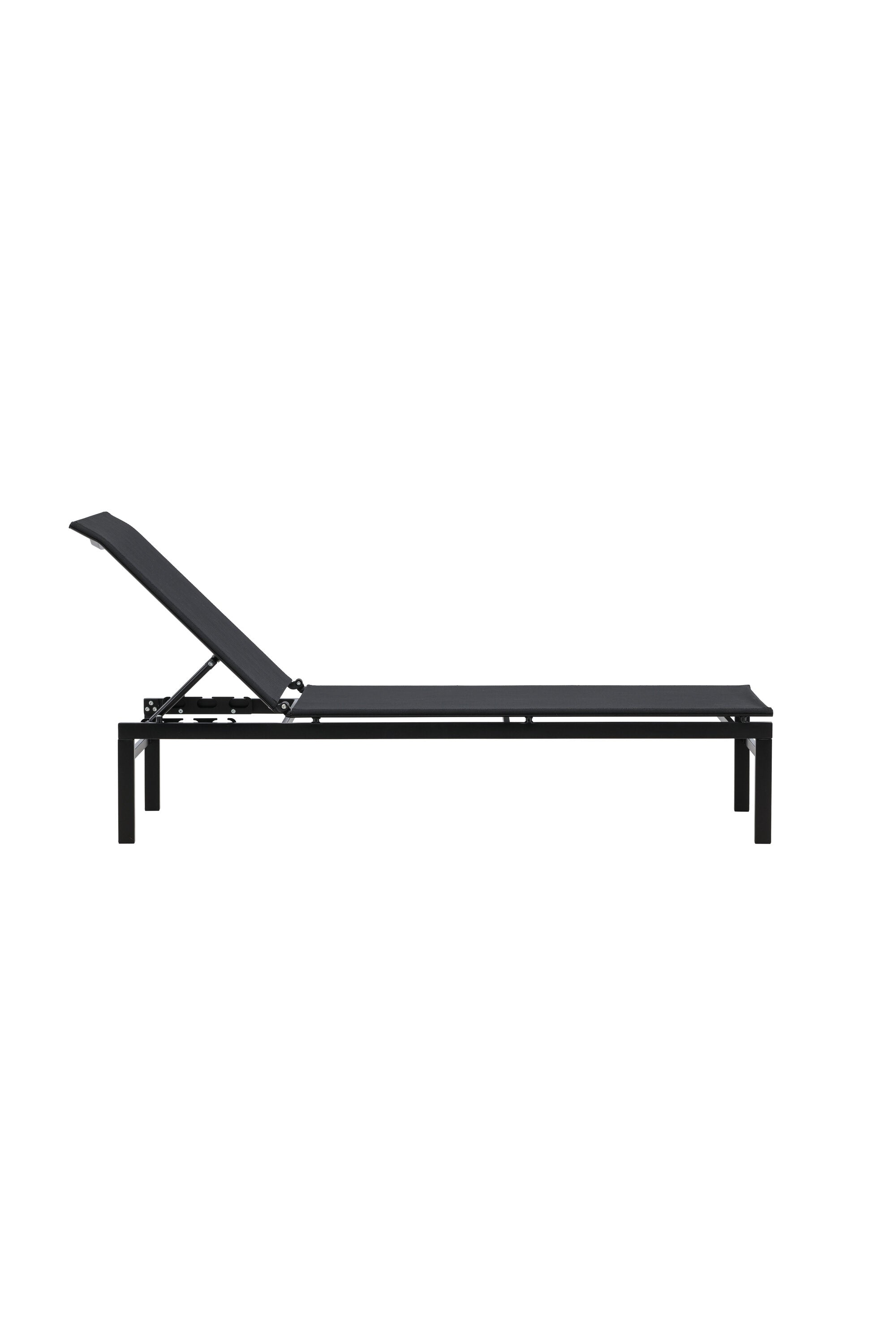 Massimo Sonnenlounge in Black präsentiert im Onlineshop von KAQTU Design AG. Liegestuhl ist von Venture Home