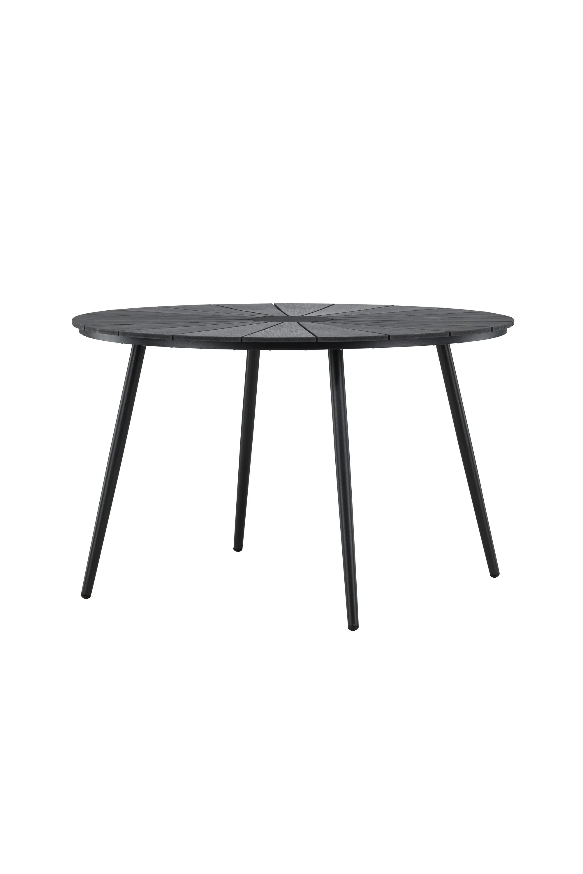 Rechteckiger Esstisch San Vito in Black präsentiert im Onlineshop von KAQTU Design AG. Gartentisch ist von Venture Home