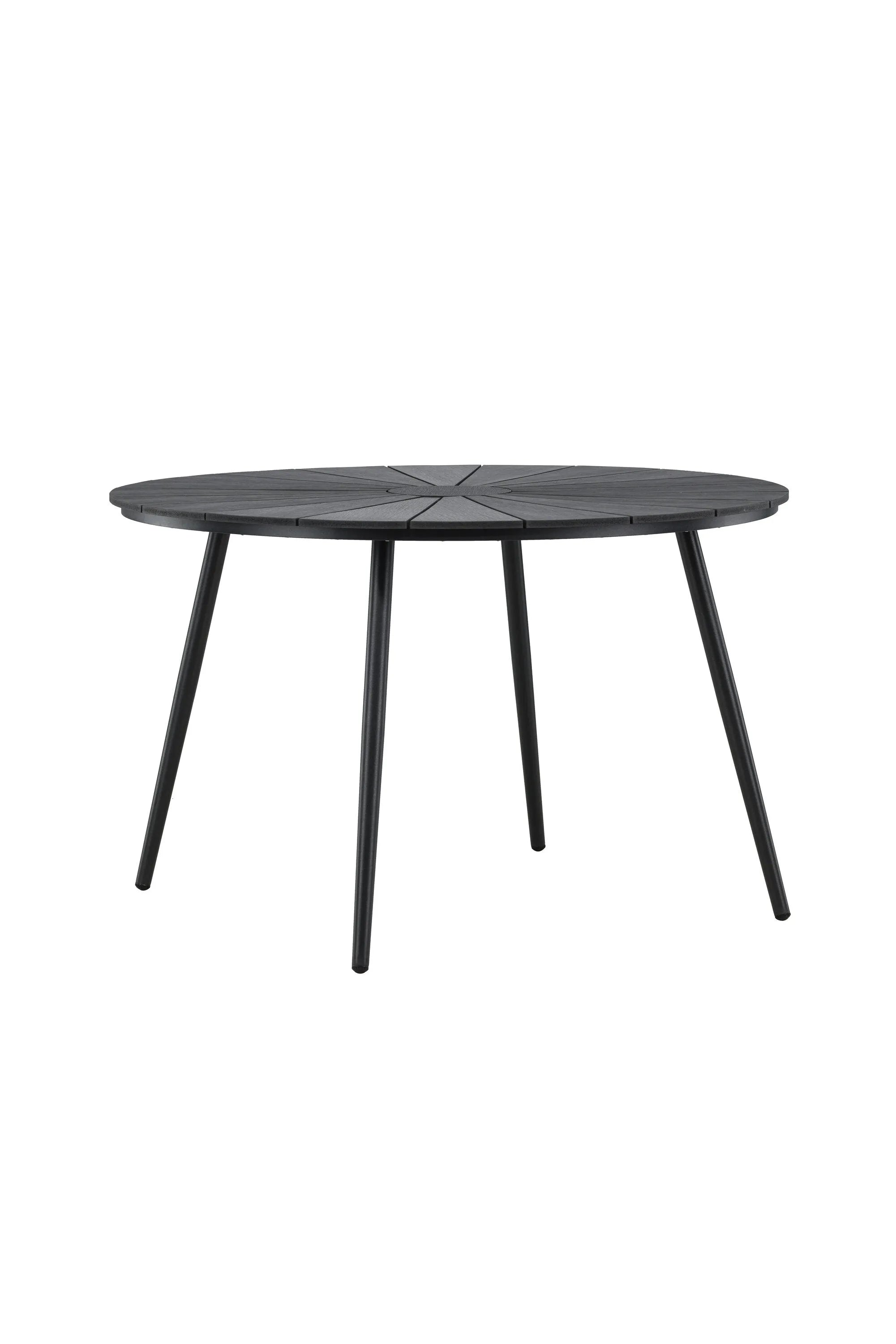 Rechteckiger Esstisch San Vito in Black präsentiert im Onlineshop von KAQTU Design AG. Gartentisch ist von Venture Home