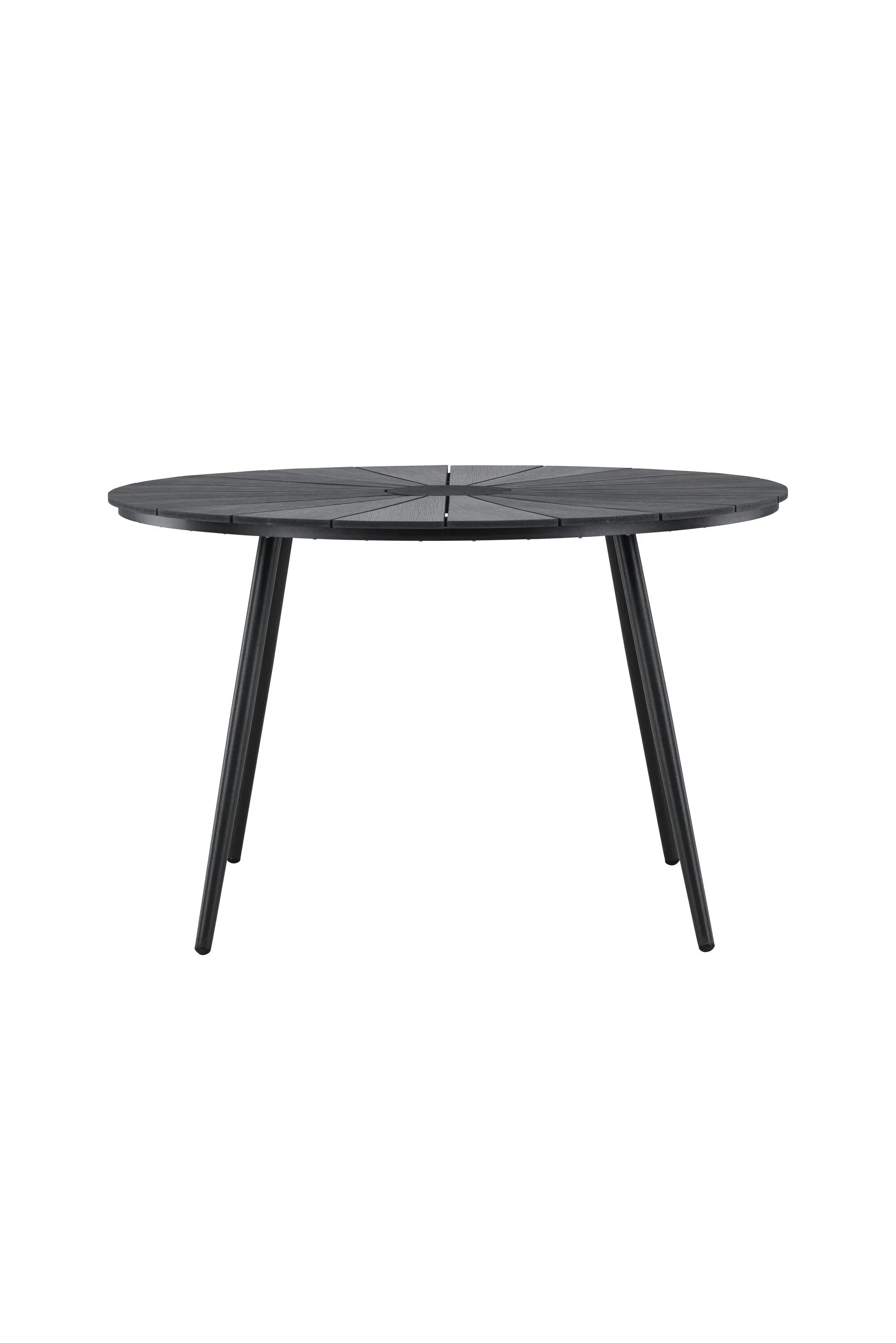 Rechteckiger Esstisch San Vito in Black präsentiert im Onlineshop von KAQTU Design AG. Gartentisch ist von Venture Home