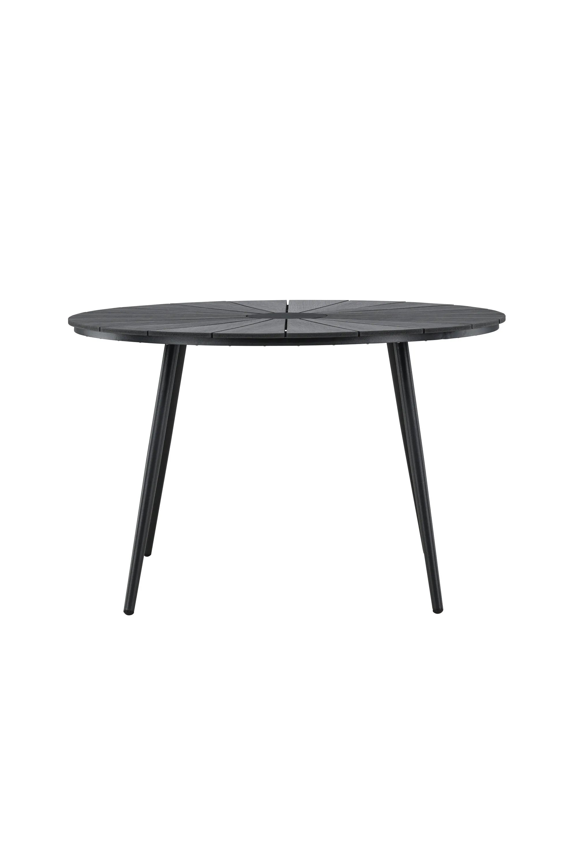 Rechteckiger Esstisch San Vito in Black präsentiert im Onlineshop von KAQTU Design AG. Gartentisch ist von Venture Home