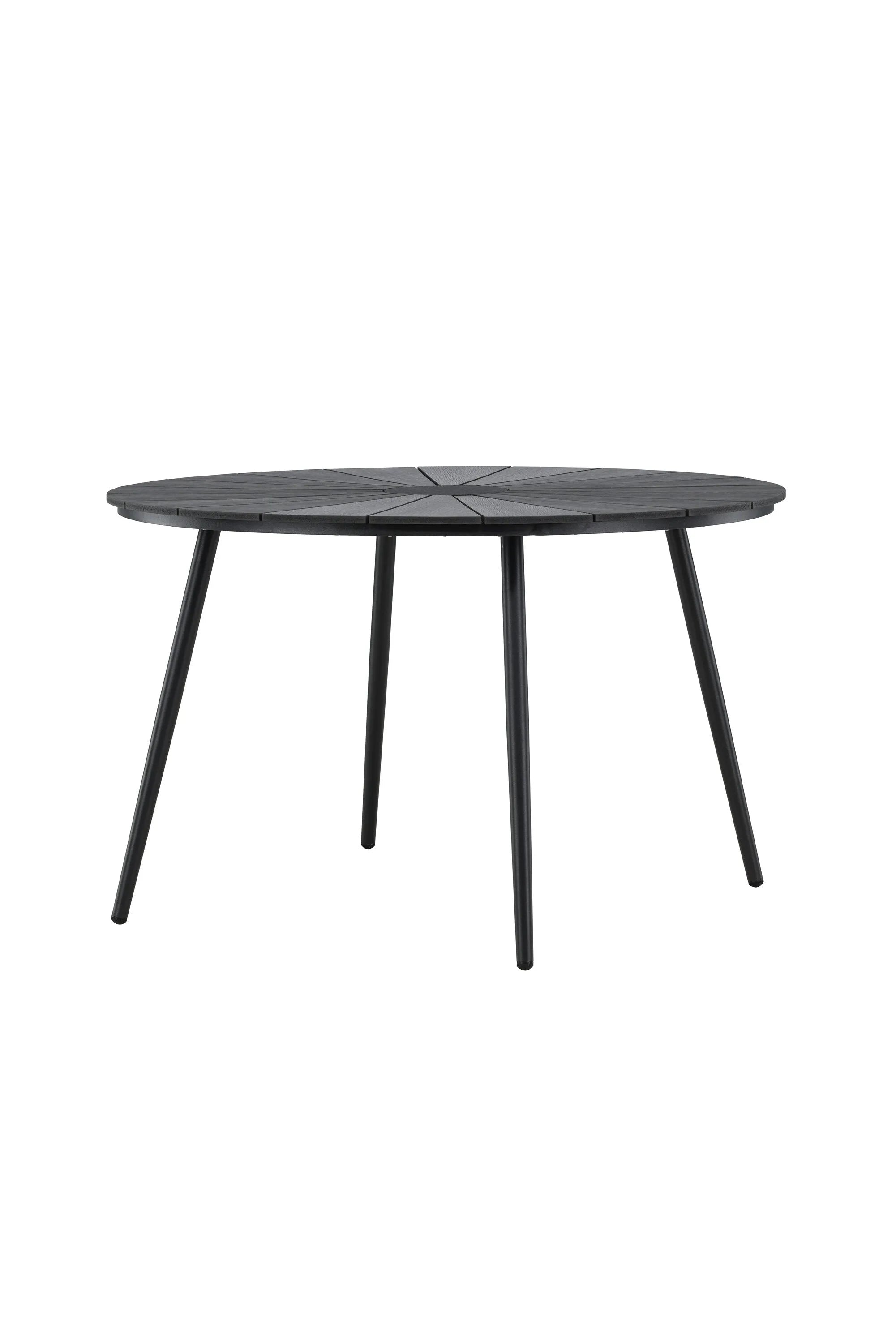 Rechteckiger Esstisch San Vito in Black präsentiert im Onlineshop von KAQTU Design AG. Gartentisch ist von Venture Home