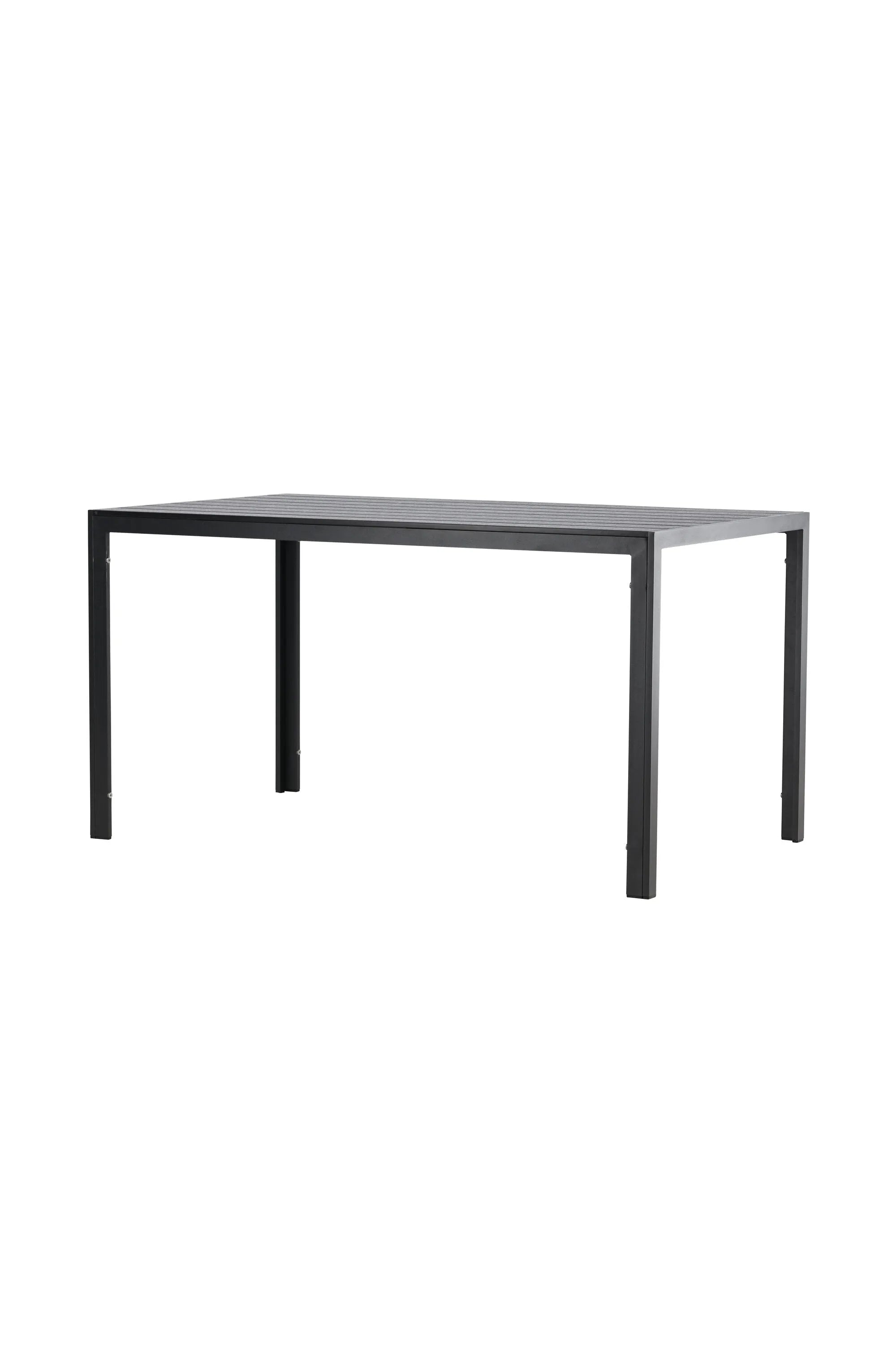 Mirko Rechteckiger Esstisch in Black präsentiert im Onlineshop von KAQTU Design AG. Gartentisch ist von Venture Home