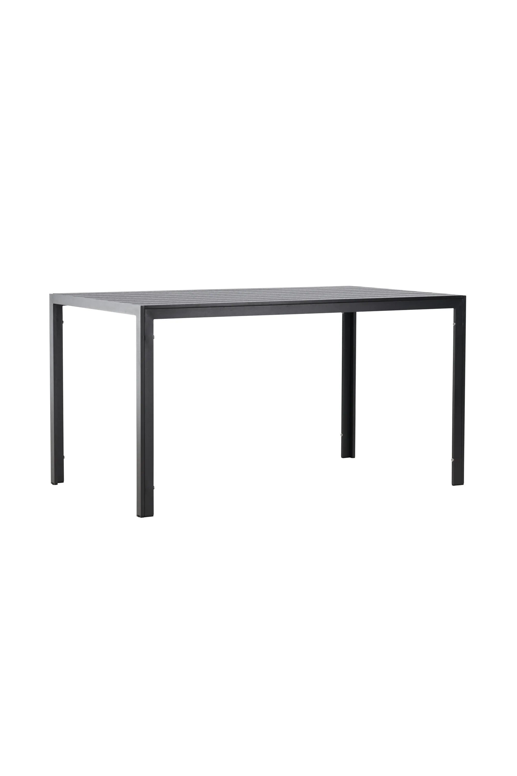 Mirko Rechteckiger Esstisch in Black präsentiert im Onlineshop von KAQTU Design AG. Gartentisch ist von Venture Home