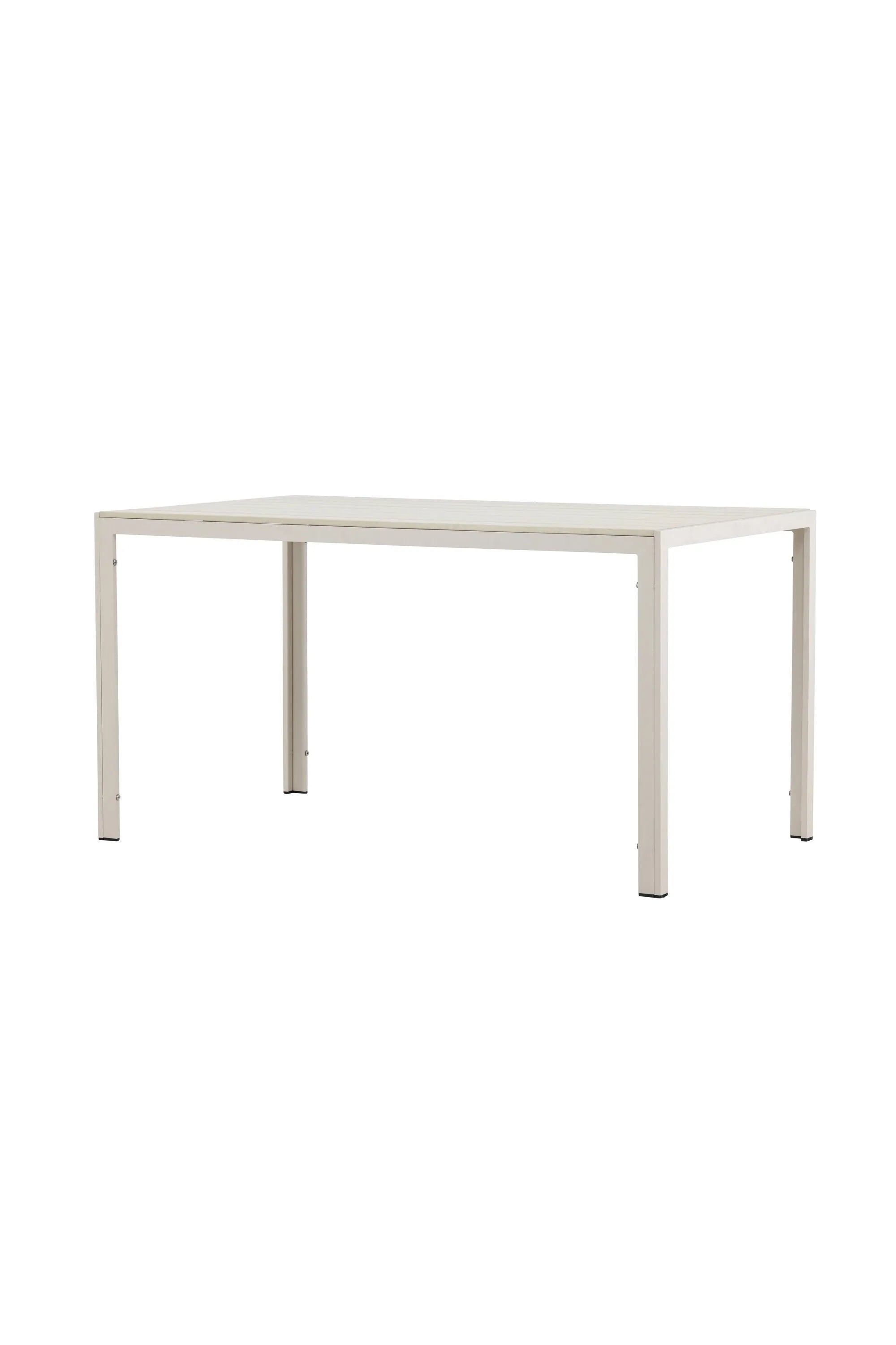 Mirko Rechteckiger Esstisch in Beige präsentiert im Onlineshop von KAQTU Design AG. Gartentisch ist von Venture Home