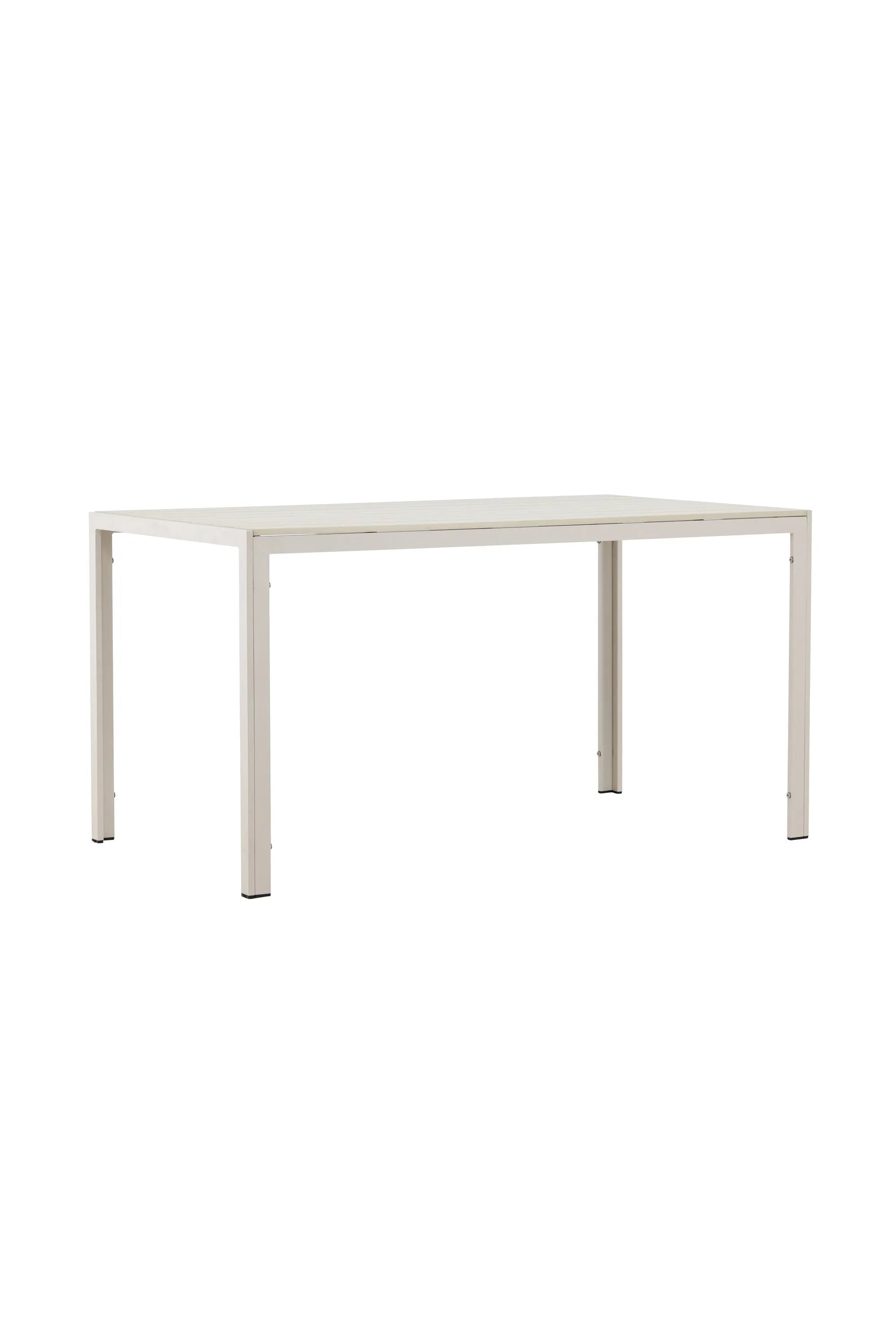 Mirko Rechteckiger Esstisch in Beige präsentiert im Onlineshop von KAQTU Design AG. Gartentisch ist von Venture Home