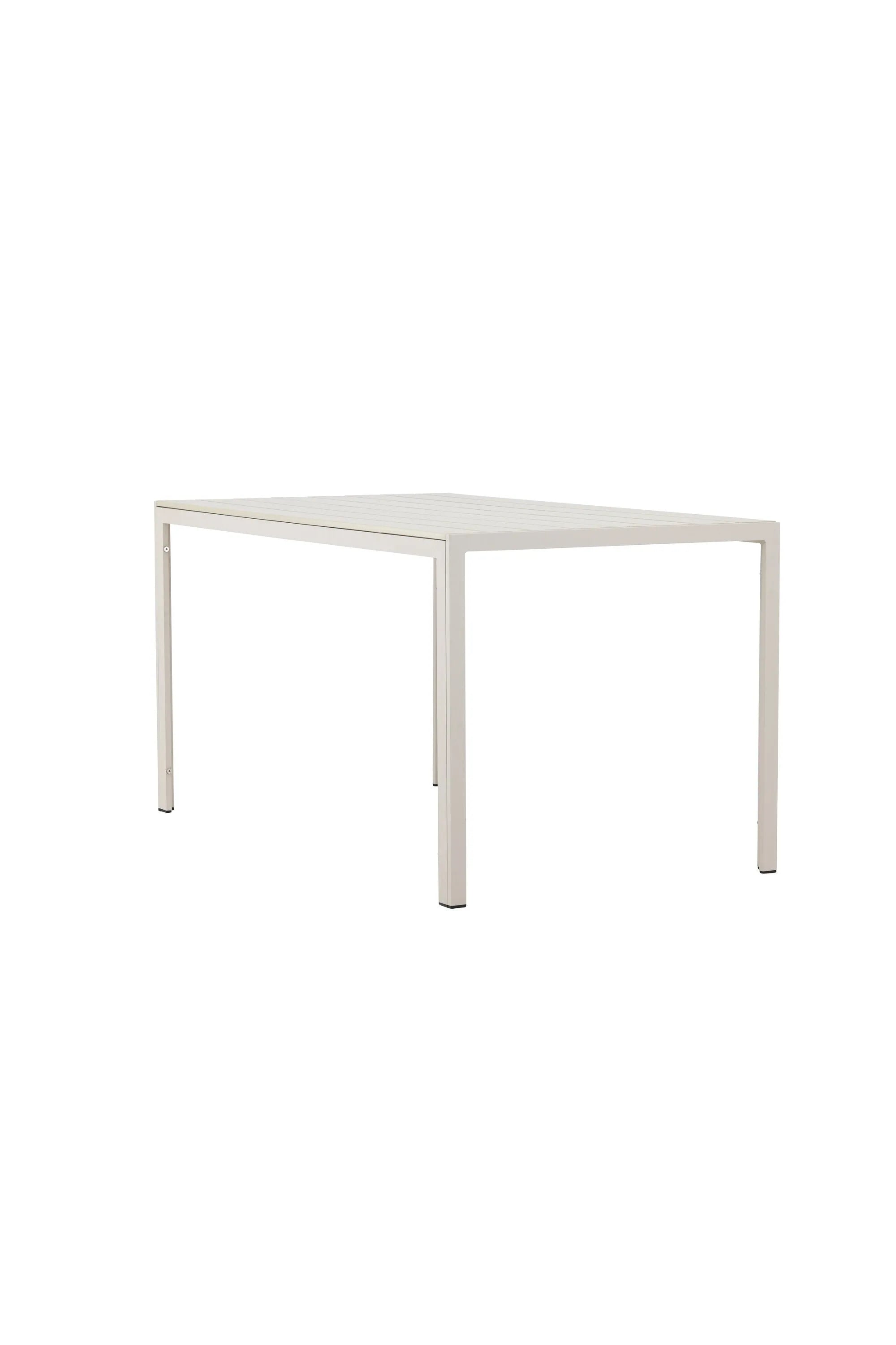 Mirko Rechteckiger Esstisch in Beige präsentiert im Onlineshop von KAQTU Design AG. Gartentisch ist von Venture Home