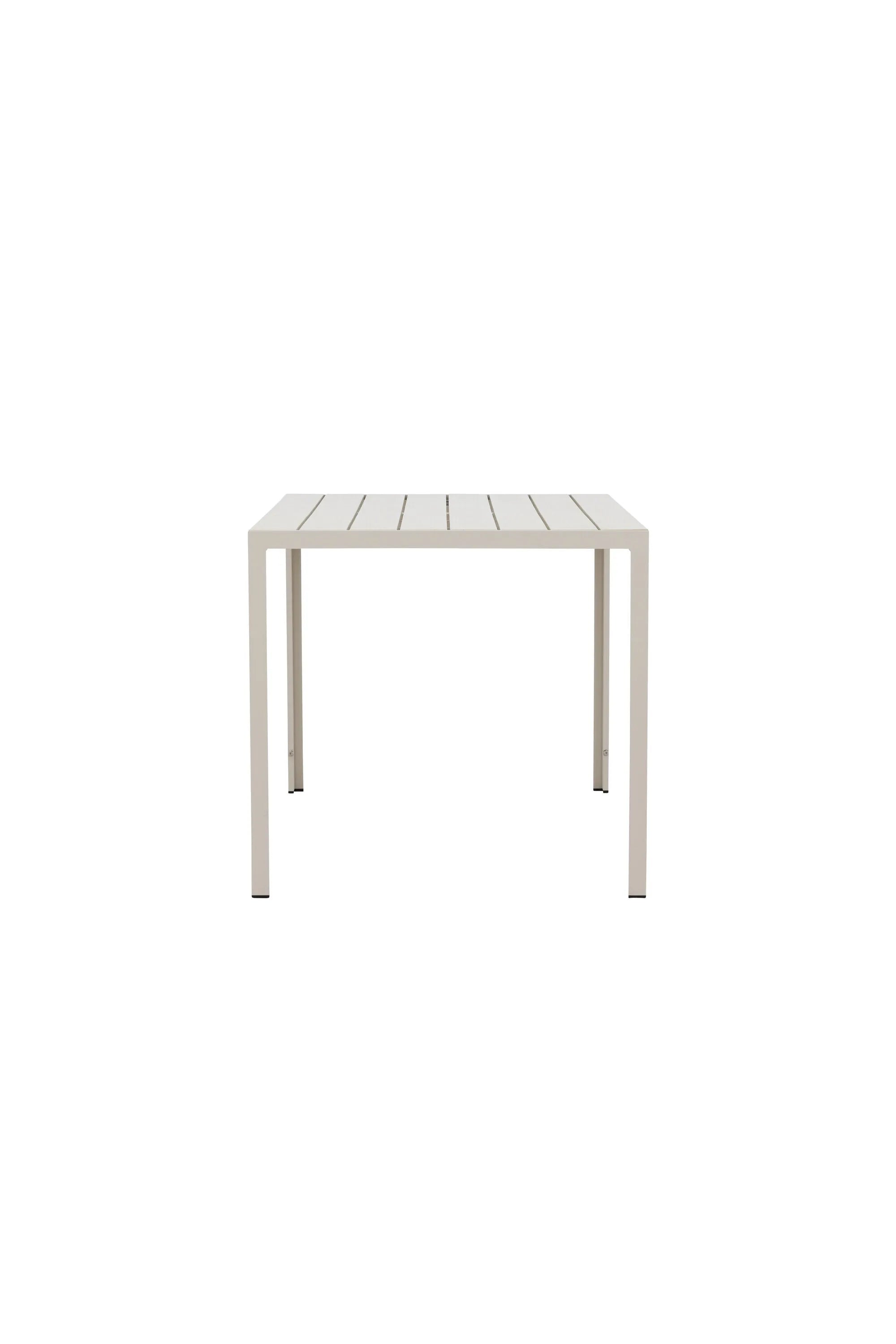 Mirko Rechteckiger Esstisch in Beige präsentiert im Onlineshop von KAQTU Design AG. Gartentisch ist von Venture Home