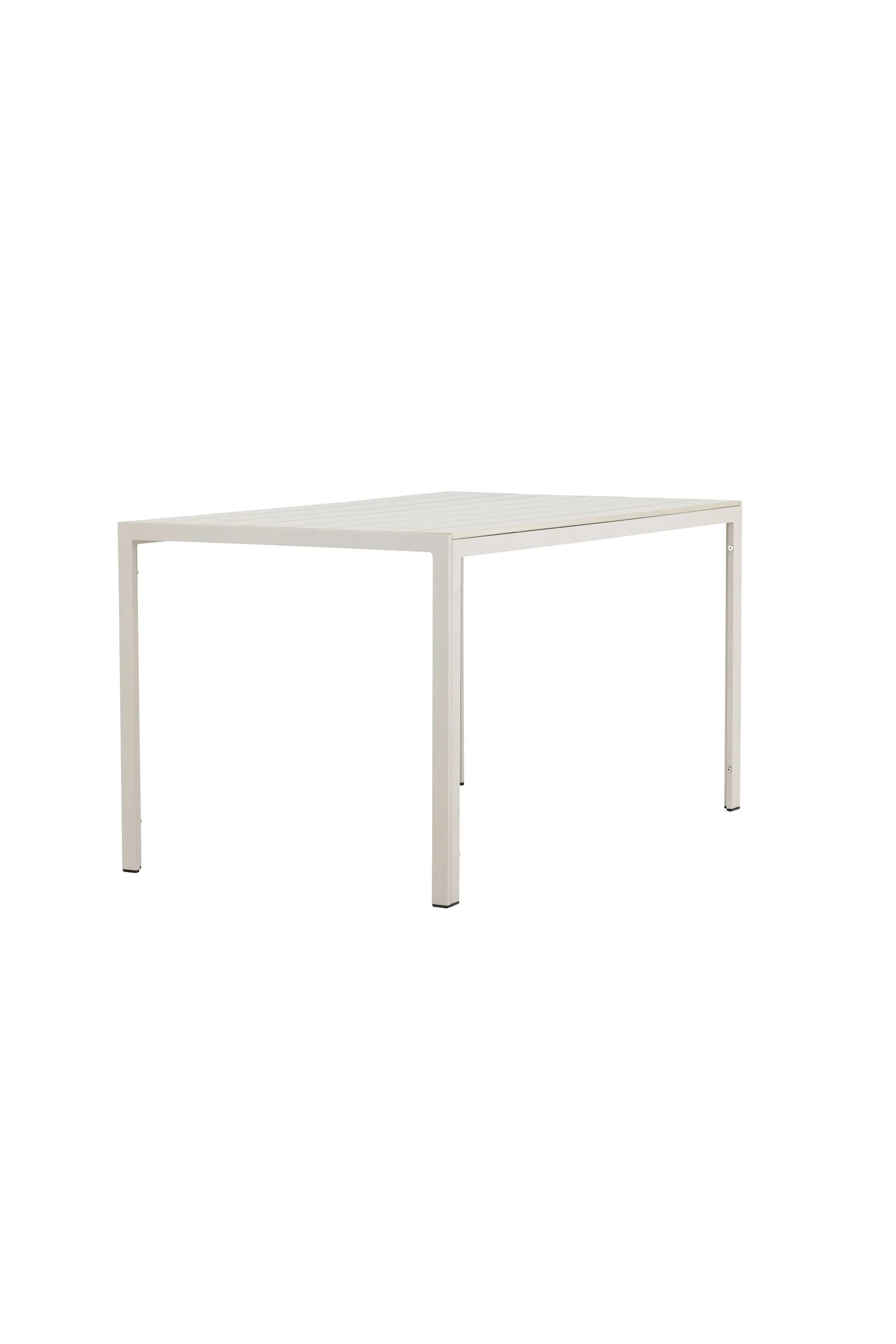 Mirko Rechteckiger Esstisch in Beige präsentiert im Onlineshop von KAQTU Design AG. Gartentisch ist von Venture Home