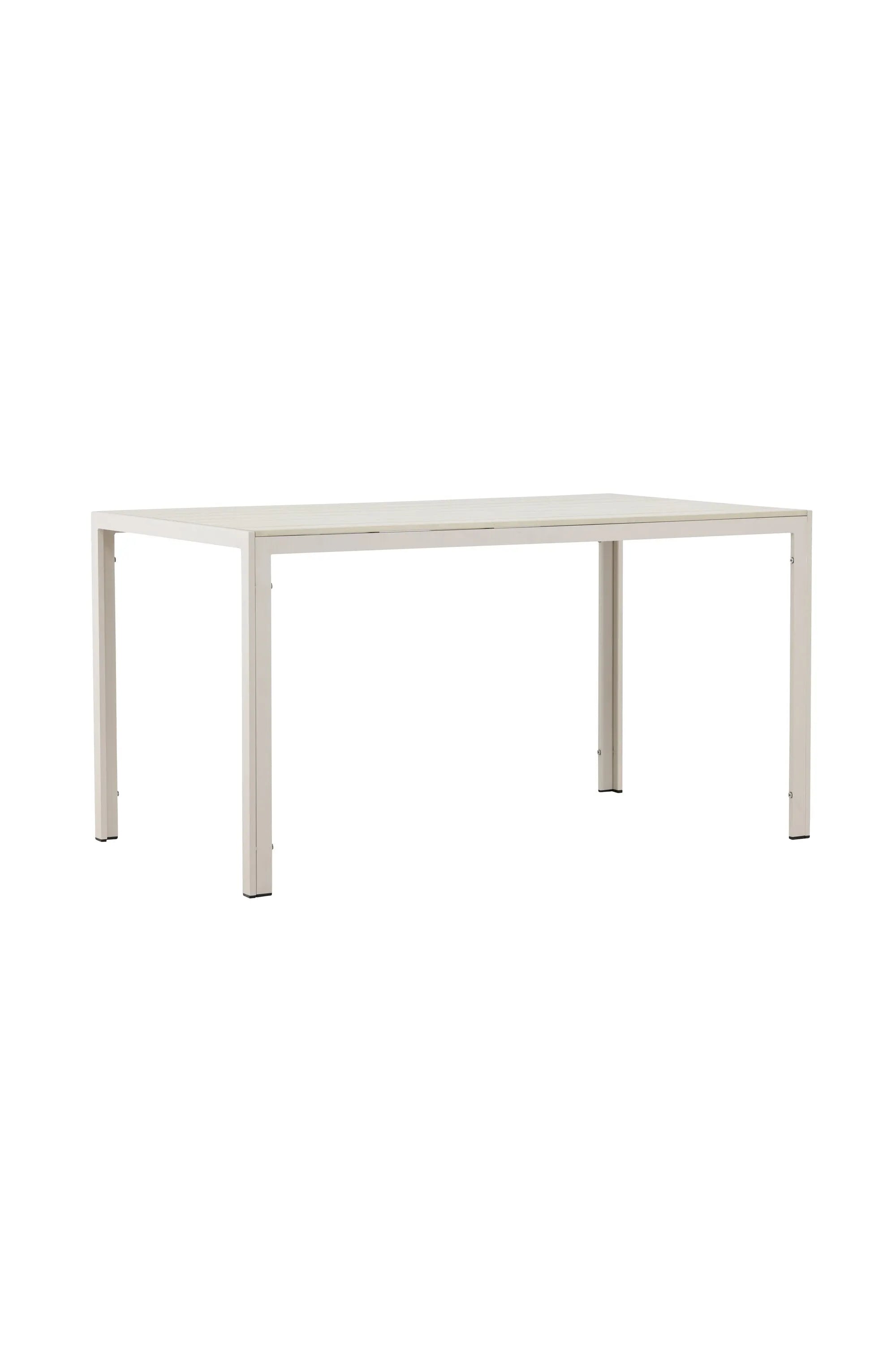 Mirko Rechteckiger Esstisch in Beige präsentiert im Onlineshop von KAQTU Design AG. Gartentisch ist von Venture Home