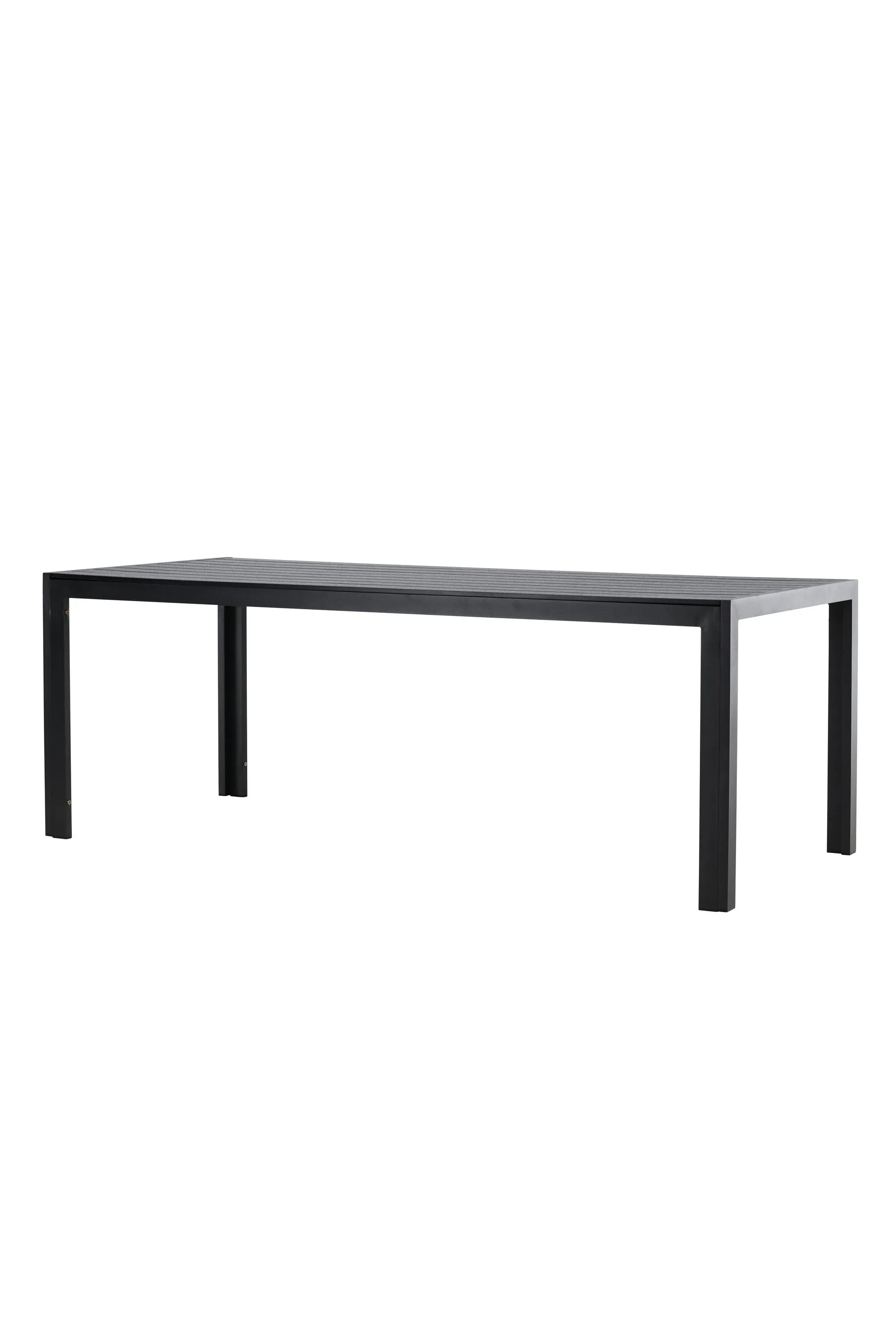 Mirko Rechteckiger Esstisch in Black präsentiert im Onlineshop von KAQTU Design AG. Gartentisch ist von Venture Home