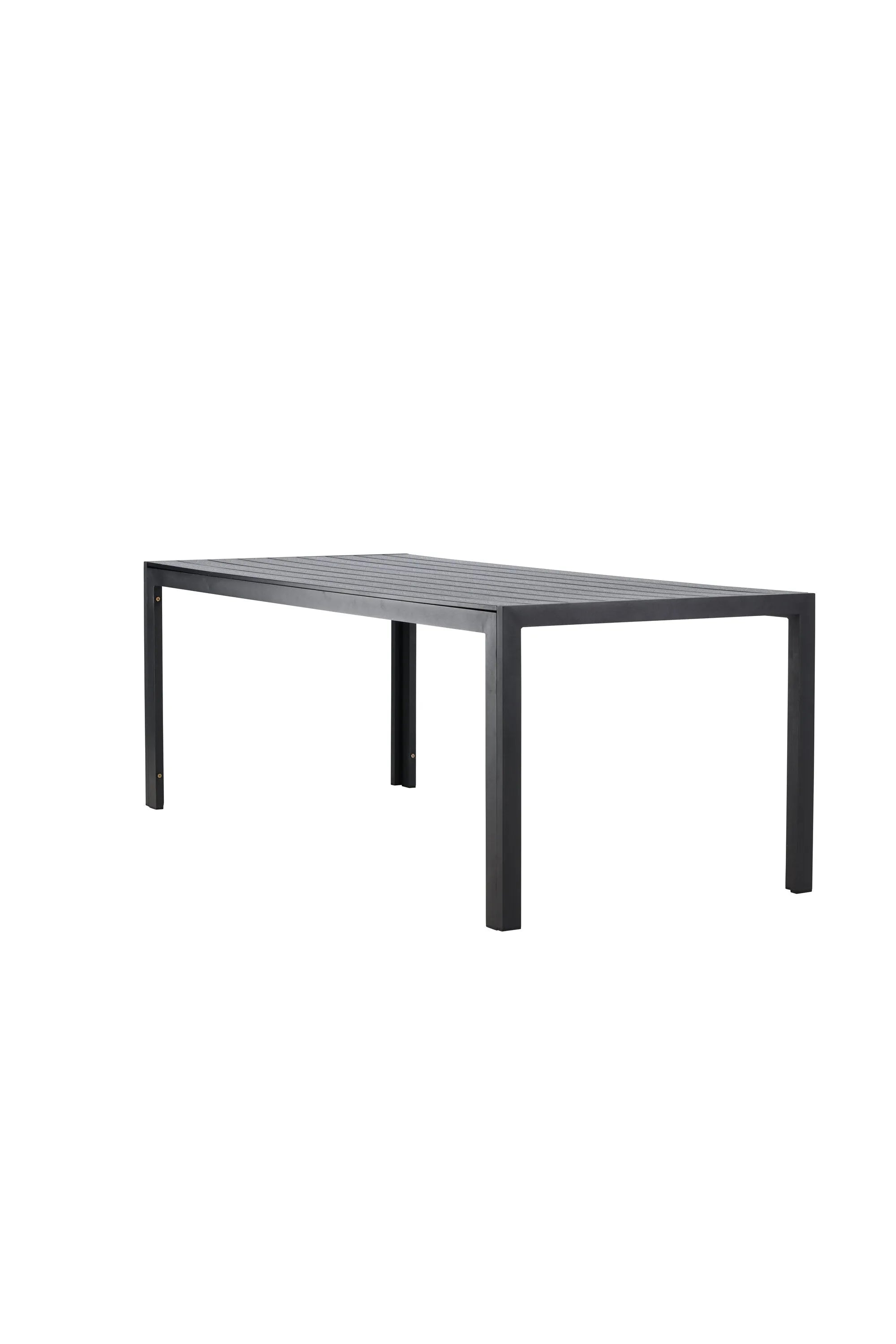 Mirko Rechteckiger Esstisch in Black präsentiert im Onlineshop von KAQTU Design AG. Gartentisch ist von Venture Home