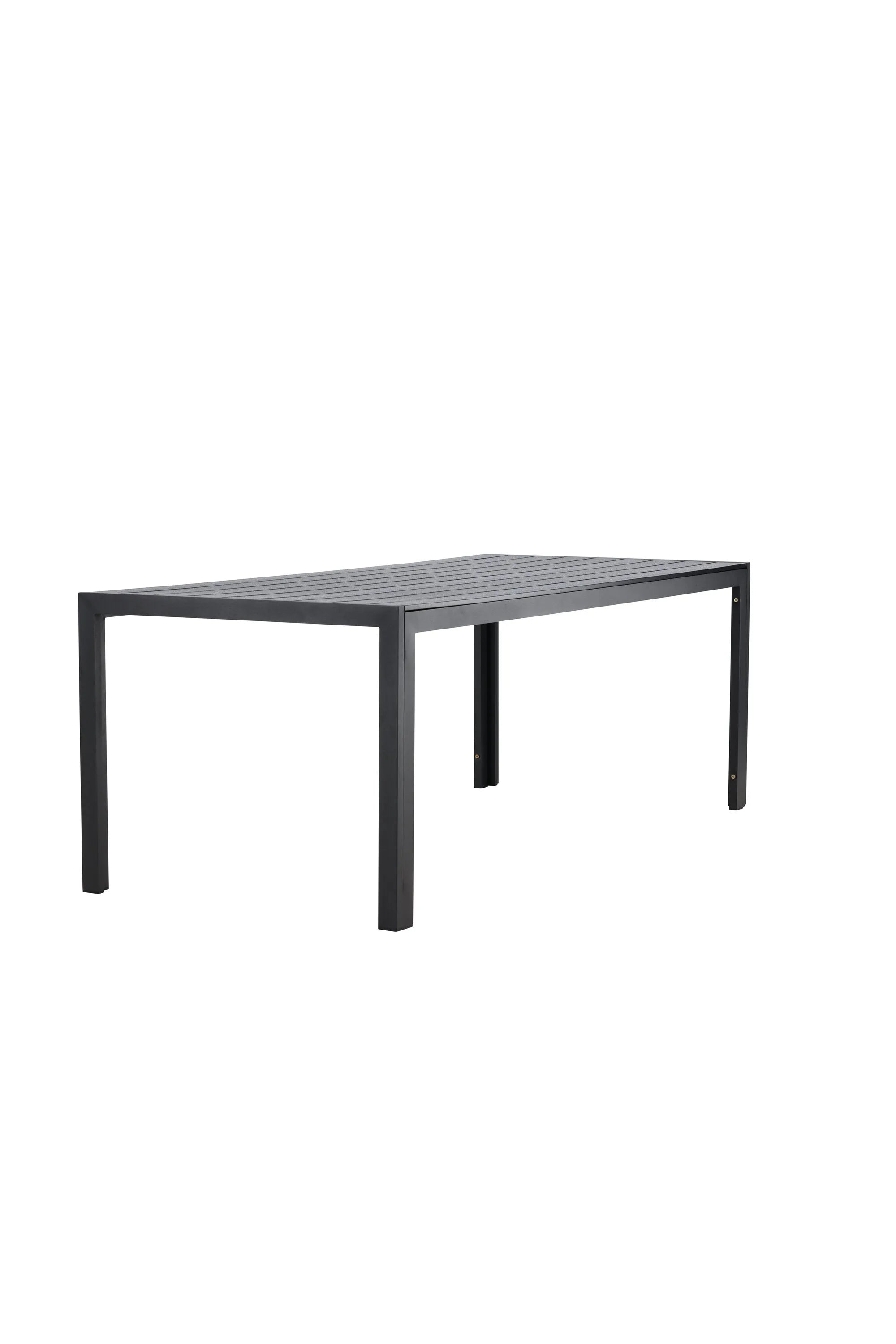 Mirko Rechteckiger Esstisch in Black präsentiert im Onlineshop von KAQTU Design AG. Gartentisch ist von Venture Home