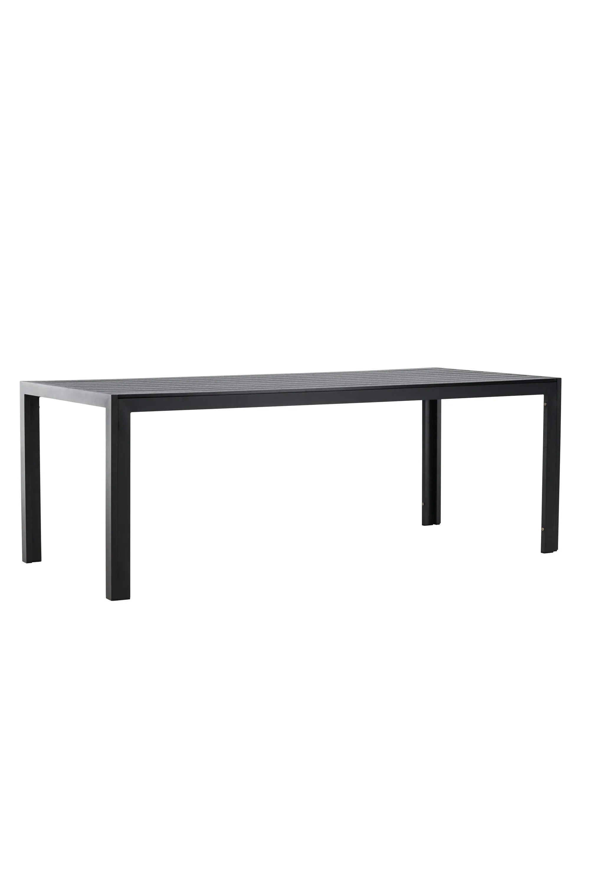 Mirko Rechteckiger Esstisch in Black präsentiert im Onlineshop von KAQTU Design AG. Gartentisch ist von Venture Home