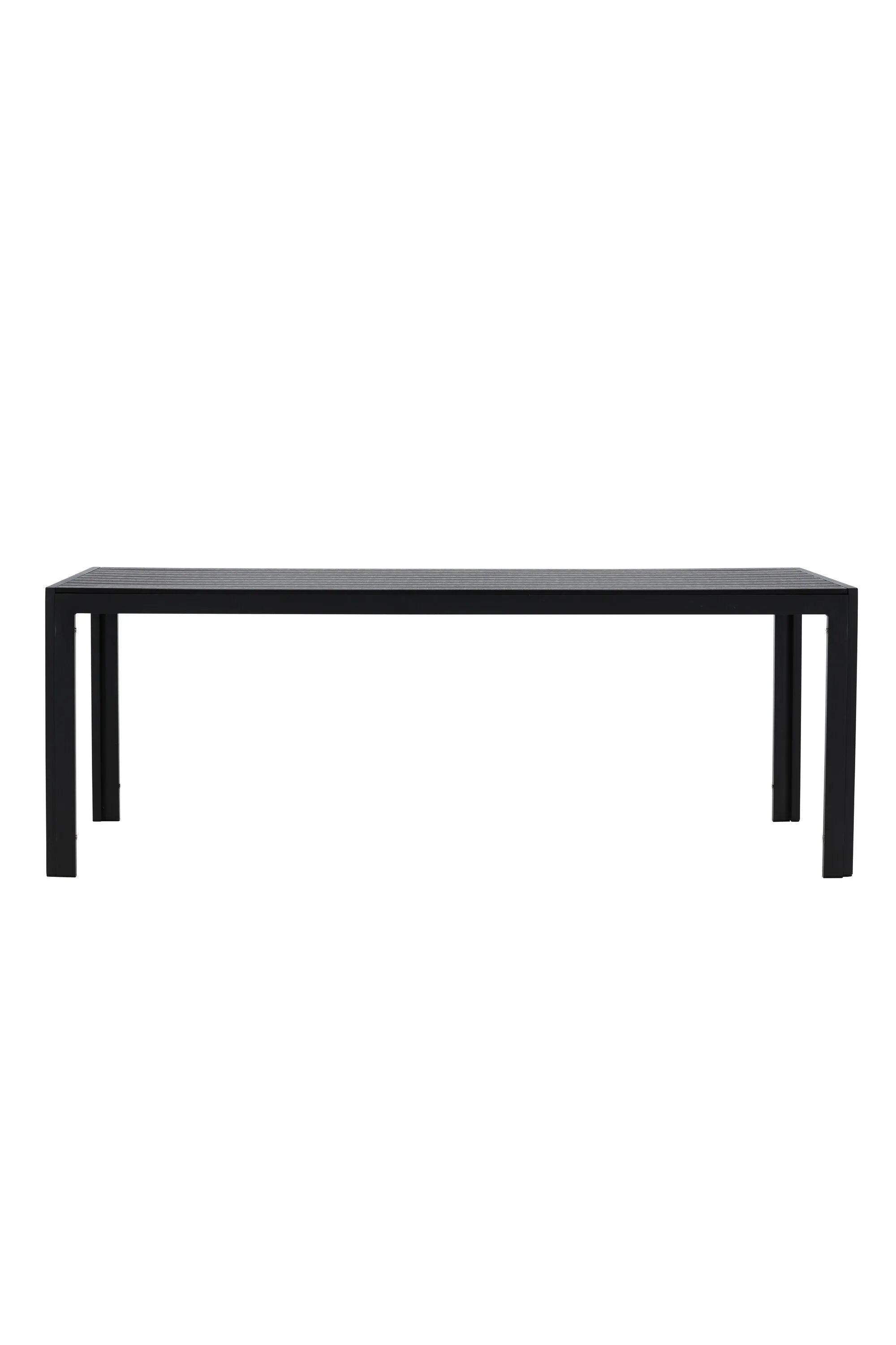 Mirko Rechteckiger Esstisch in Black präsentiert im Onlineshop von KAQTU Design AG. Gartentisch ist von Venture Home