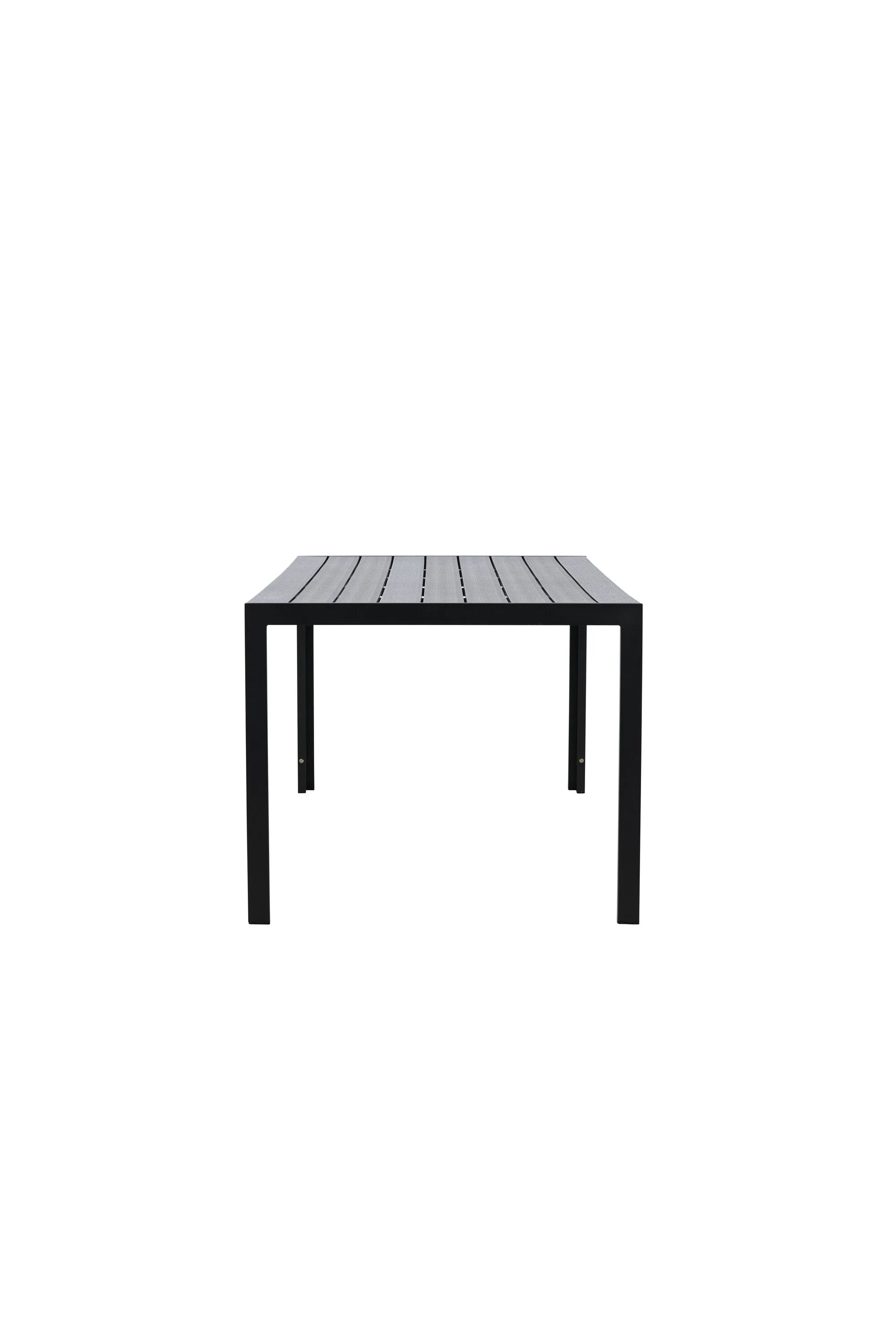 Mirko Rechteckiger Esstisch in Black präsentiert im Onlineshop von KAQTU Design AG. Gartentisch ist von Venture Home