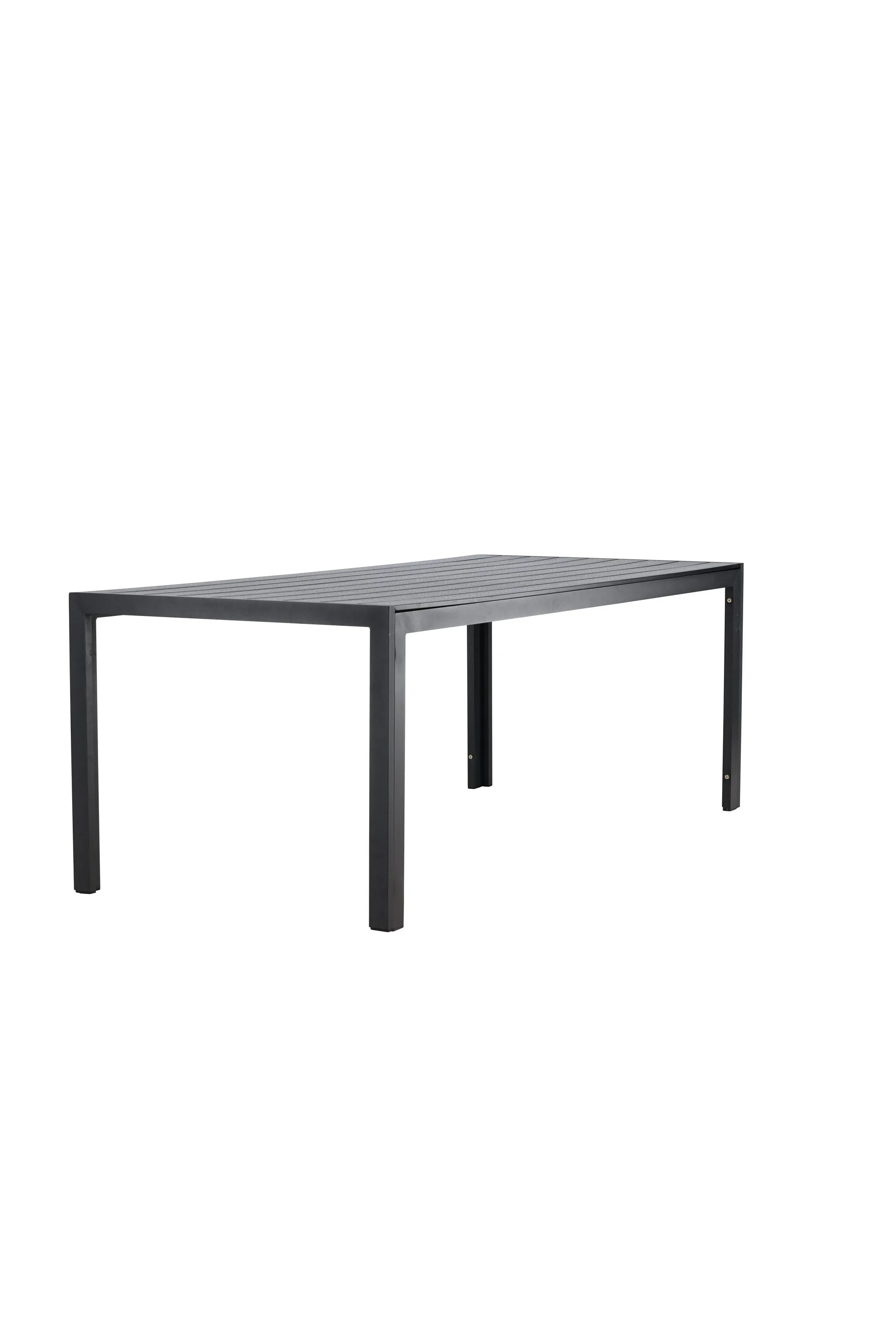 Mirko Rechteckiger Esstisch in Black präsentiert im Onlineshop von KAQTU Design AG. Gartentisch ist von Venture Home