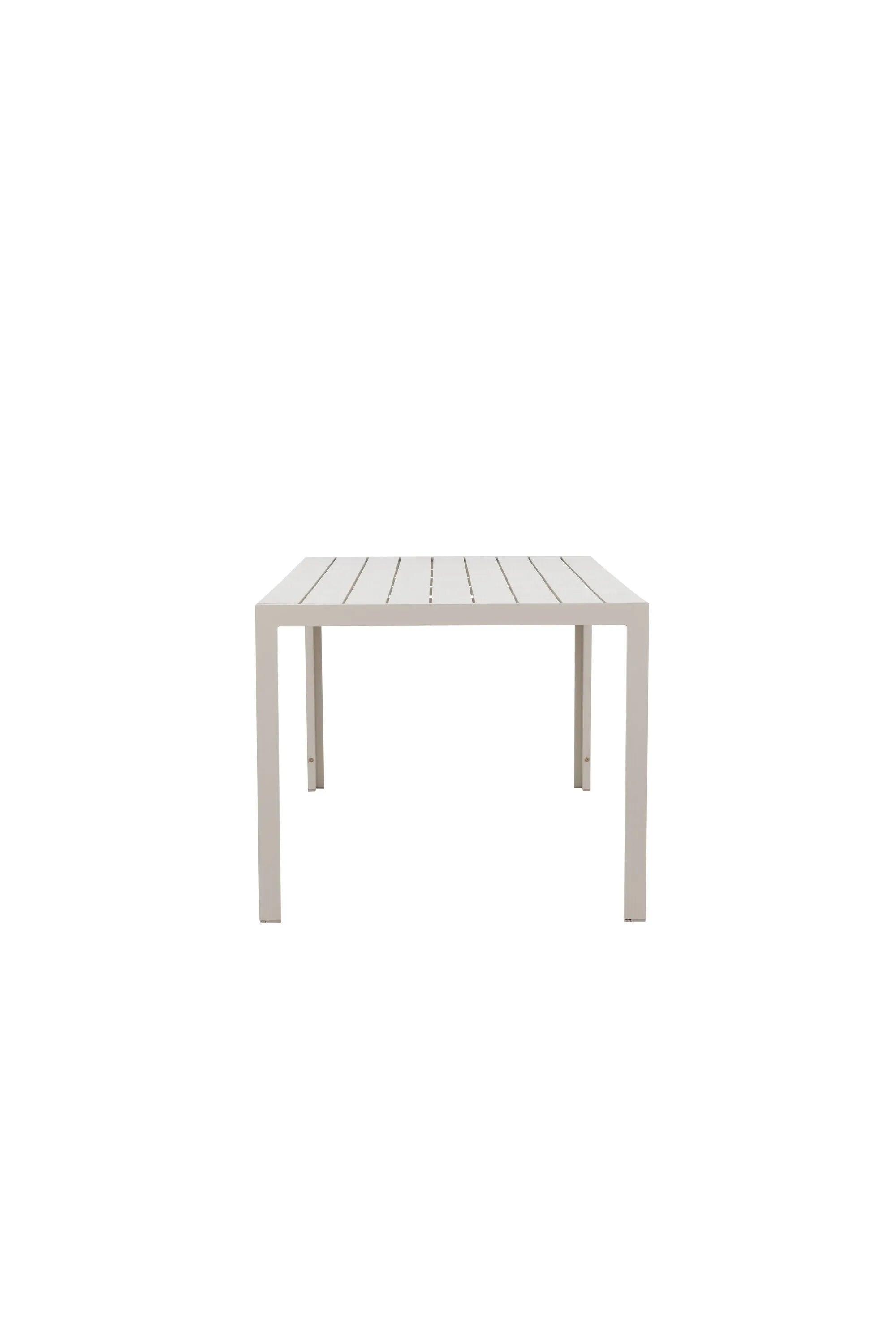 Mirko Rechteckiger Esstisch in Beige präsentiert im Onlineshop von KAQTU Design AG. Gartentisch ist von Venture Home