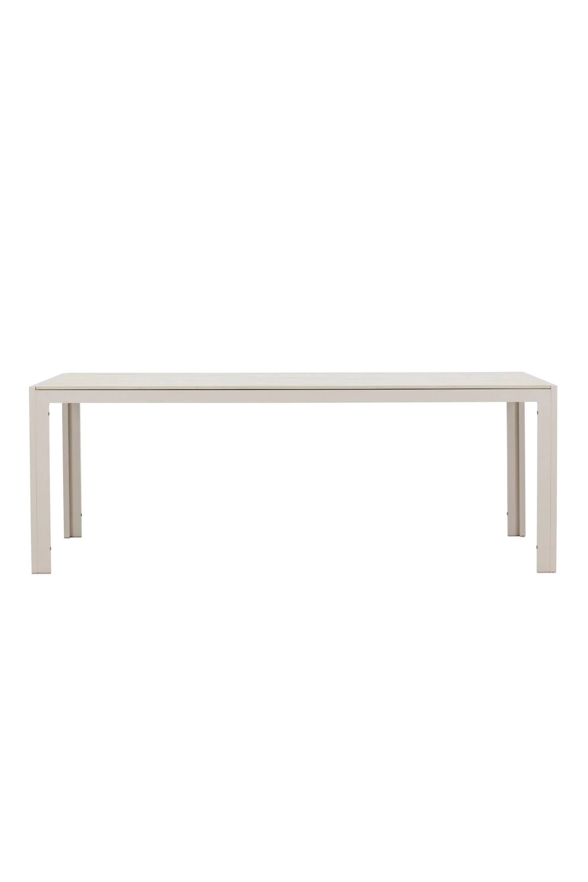 Mirko Rechteckiger Esstisch in Beige präsentiert im Onlineshop von KAQTU Design AG. Gartentisch ist von Venture Home