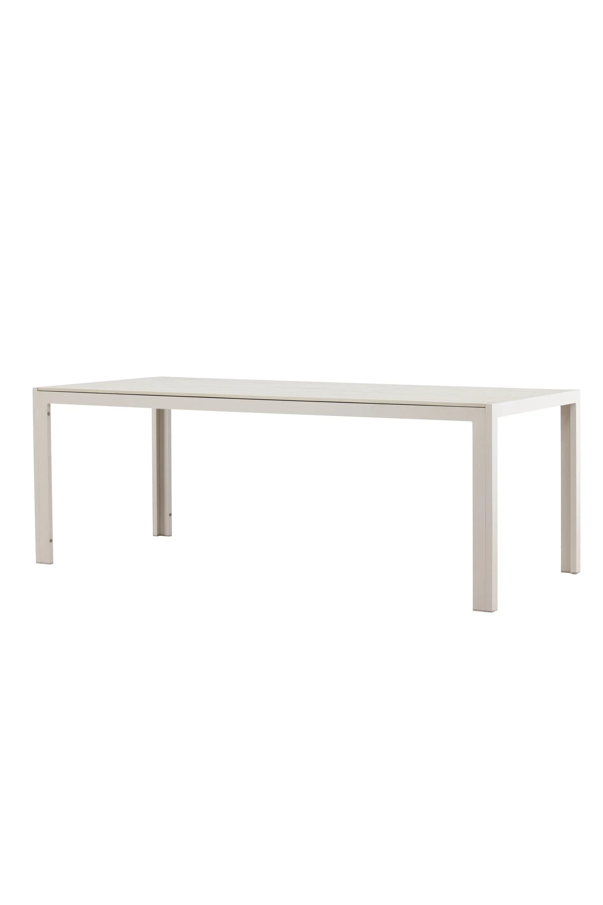 Mirko Rechteckiger Esstisch in Beige präsentiert im Onlineshop von KAQTU Design AG. Gartentisch ist von Venture Home