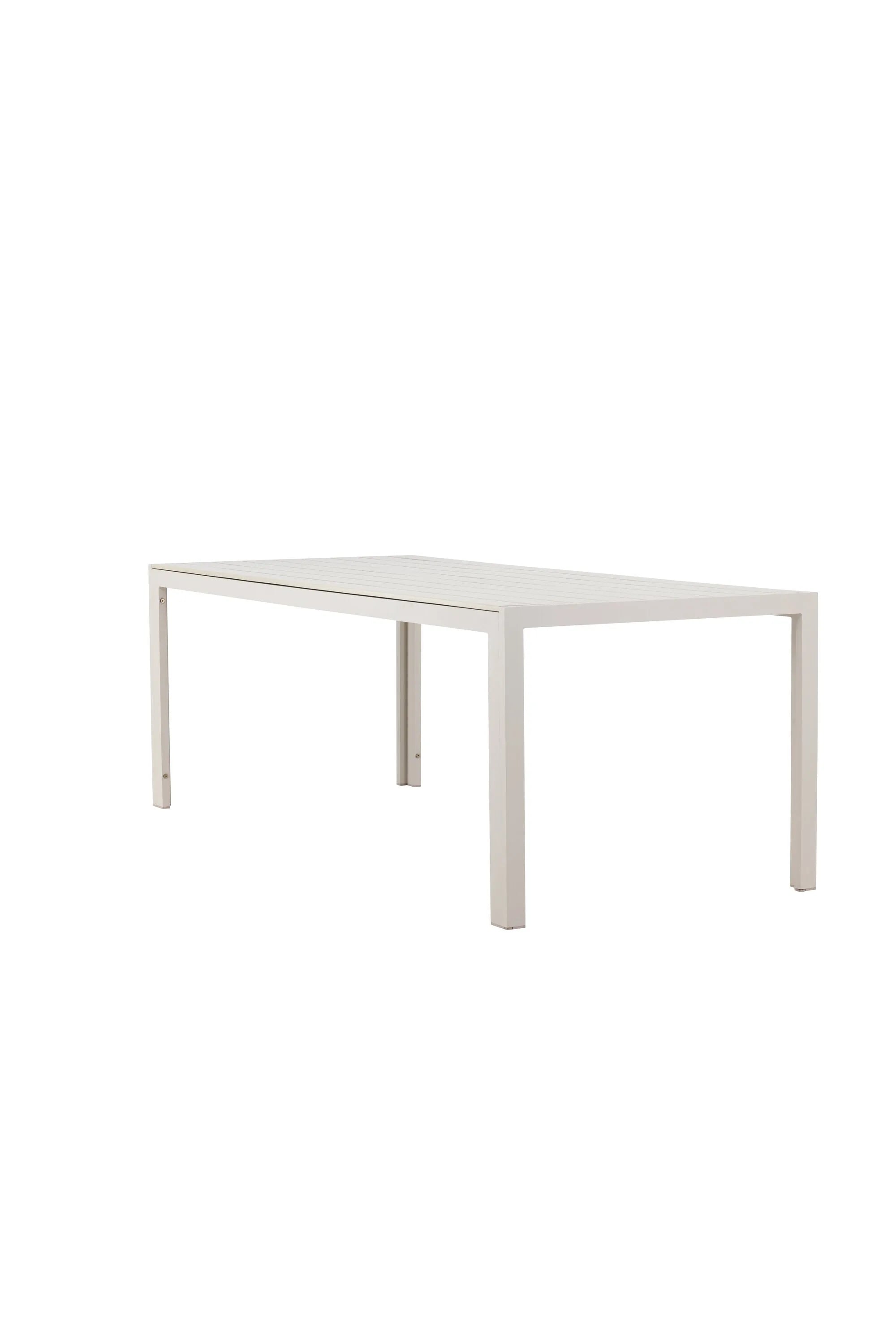 Mirko Rechteckiger Esstisch in Beige präsentiert im Onlineshop von KAQTU Design AG. Gartentisch ist von Venture Home