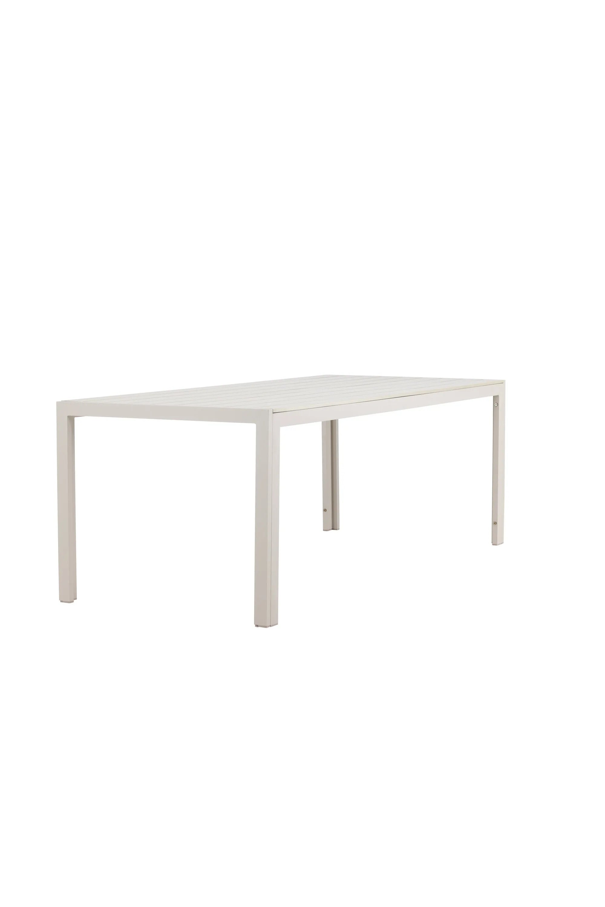 Mirko Rechteckiger Esstisch in Beige präsentiert im Onlineshop von KAQTU Design AG. Gartentisch ist von Venture Home