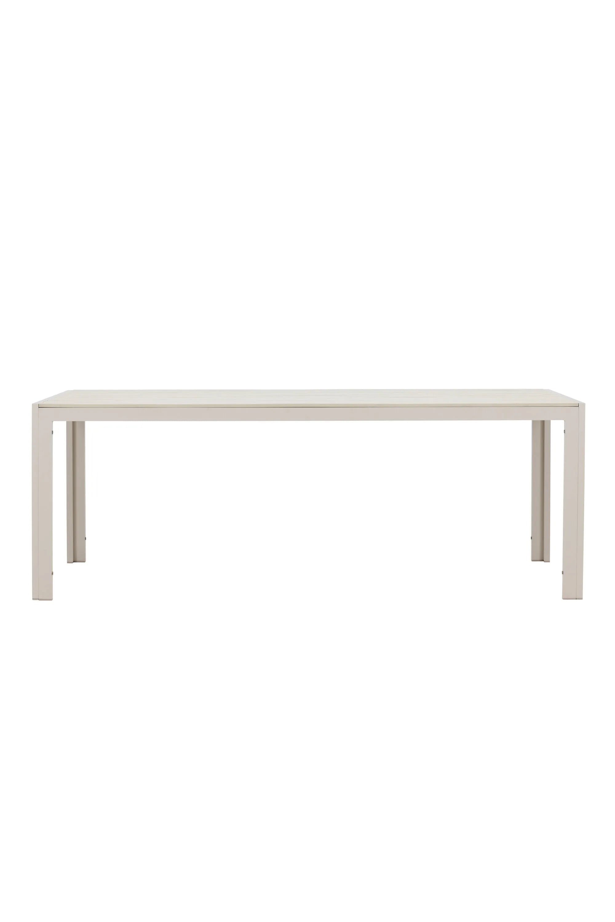 Mirko Rechteckiger Esstisch in Beige präsentiert im Onlineshop von KAQTU Design AG. Gartentisch ist von Venture Home