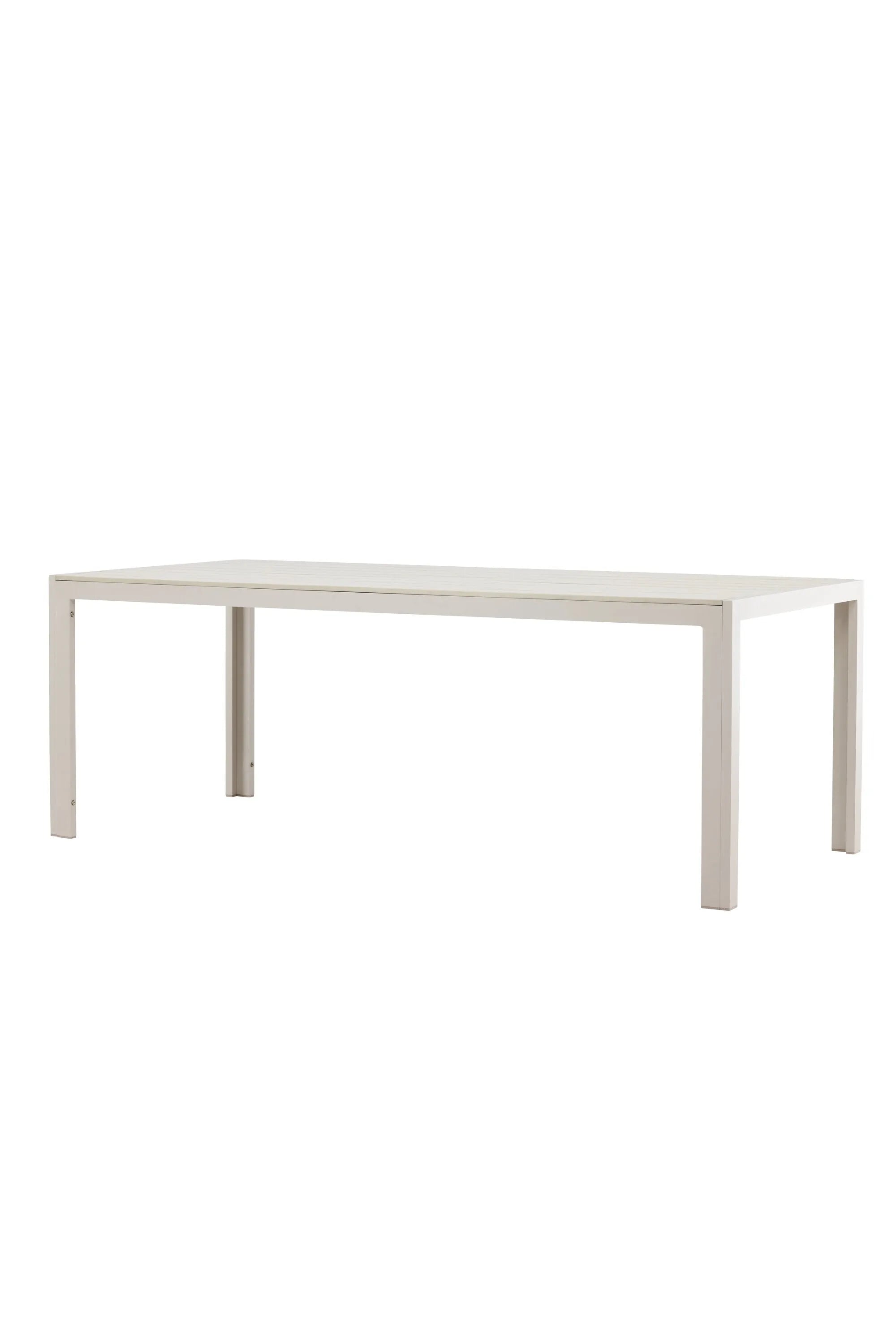 Mirko Rechteckiger Esstisch in Beige präsentiert im Onlineshop von KAQTU Design AG. Gartentisch ist von Venture Home