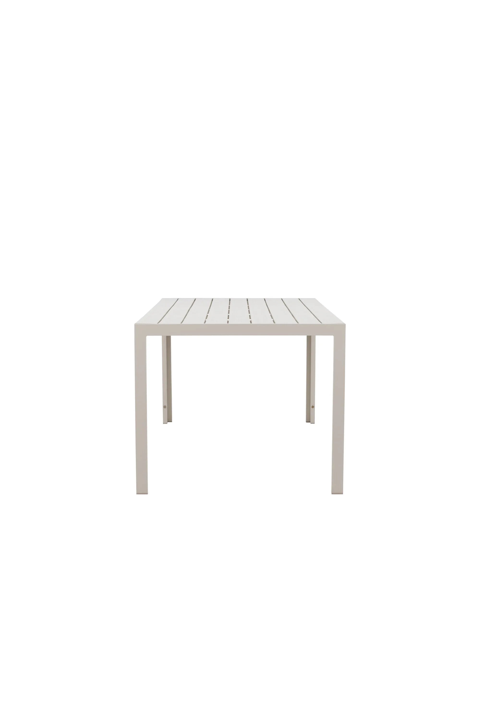 Mirko Rechteckiger Esstisch in Beige präsentiert im Onlineshop von KAQTU Design AG. Gartentisch ist von Venture Home