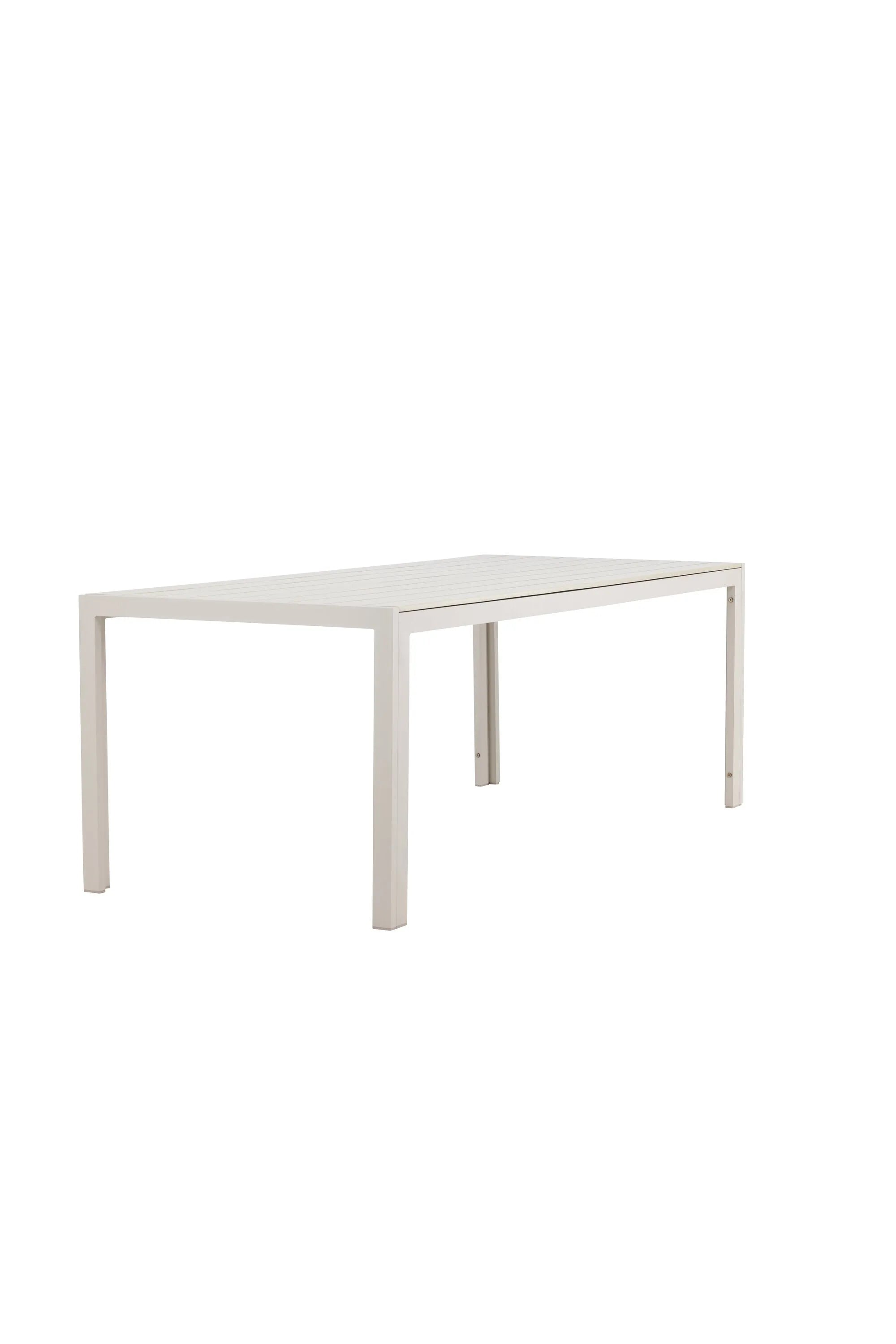 Mirko Rechteckiger Esstisch in Beige präsentiert im Onlineshop von KAQTU Design AG. Gartentisch ist von Venture Home