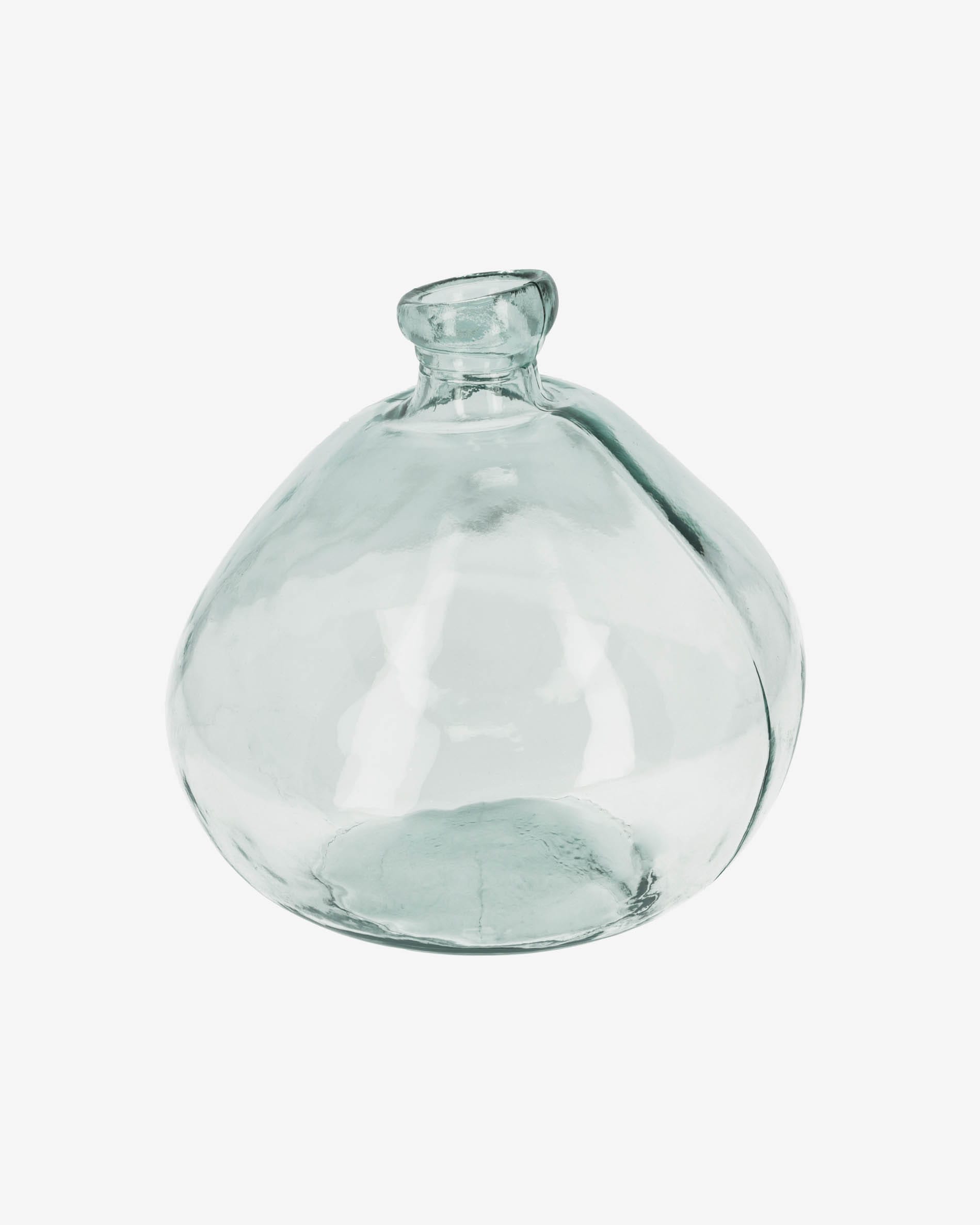 Brenna Vase aus transparentem Glas 100% recycelt 33 cm in Klar präsentiert im Onlineshop von KAQTU Design AG. Vase ist von Kave Home