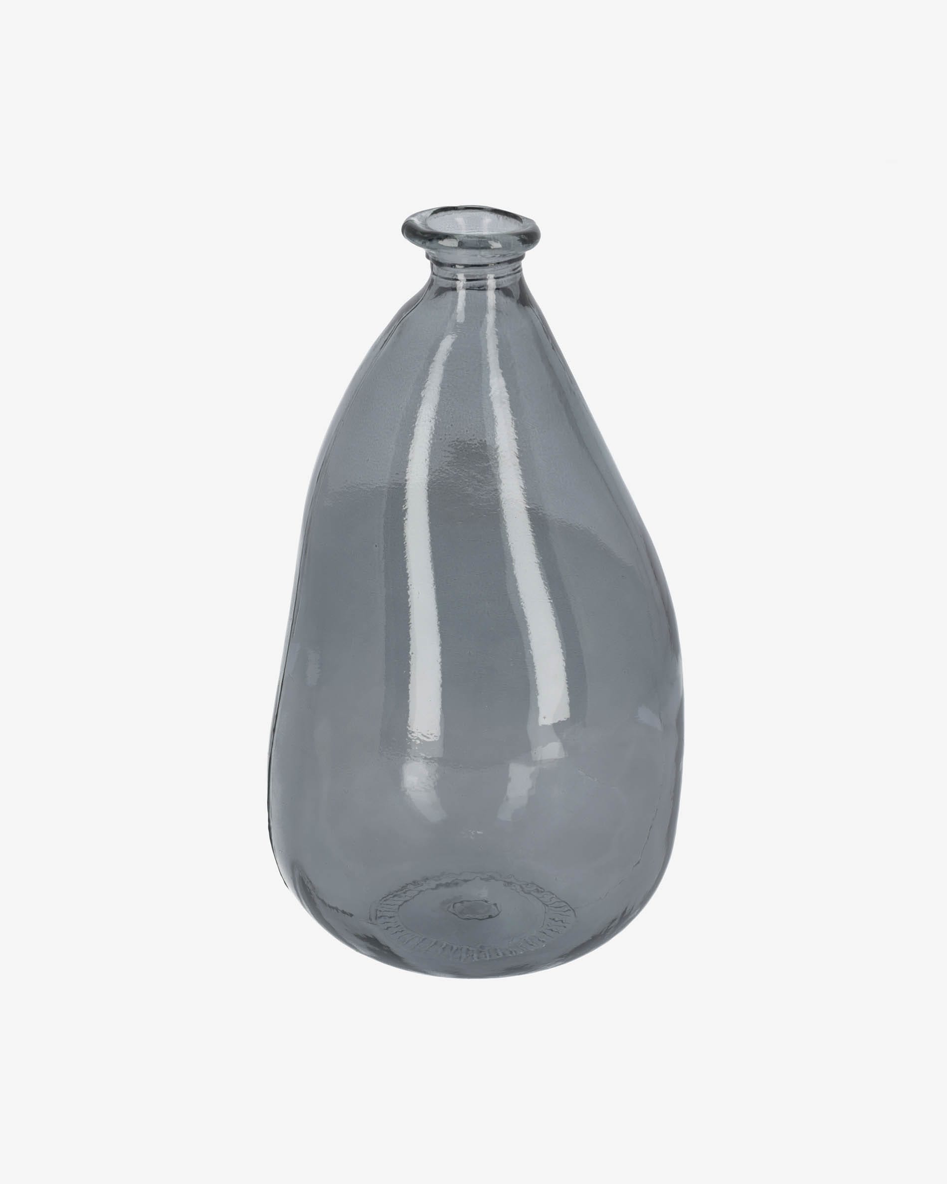 Brenna blaue Vase mittelgross in Blau präsentiert im Onlineshop von KAQTU Design AG. Vase ist von Kave Home