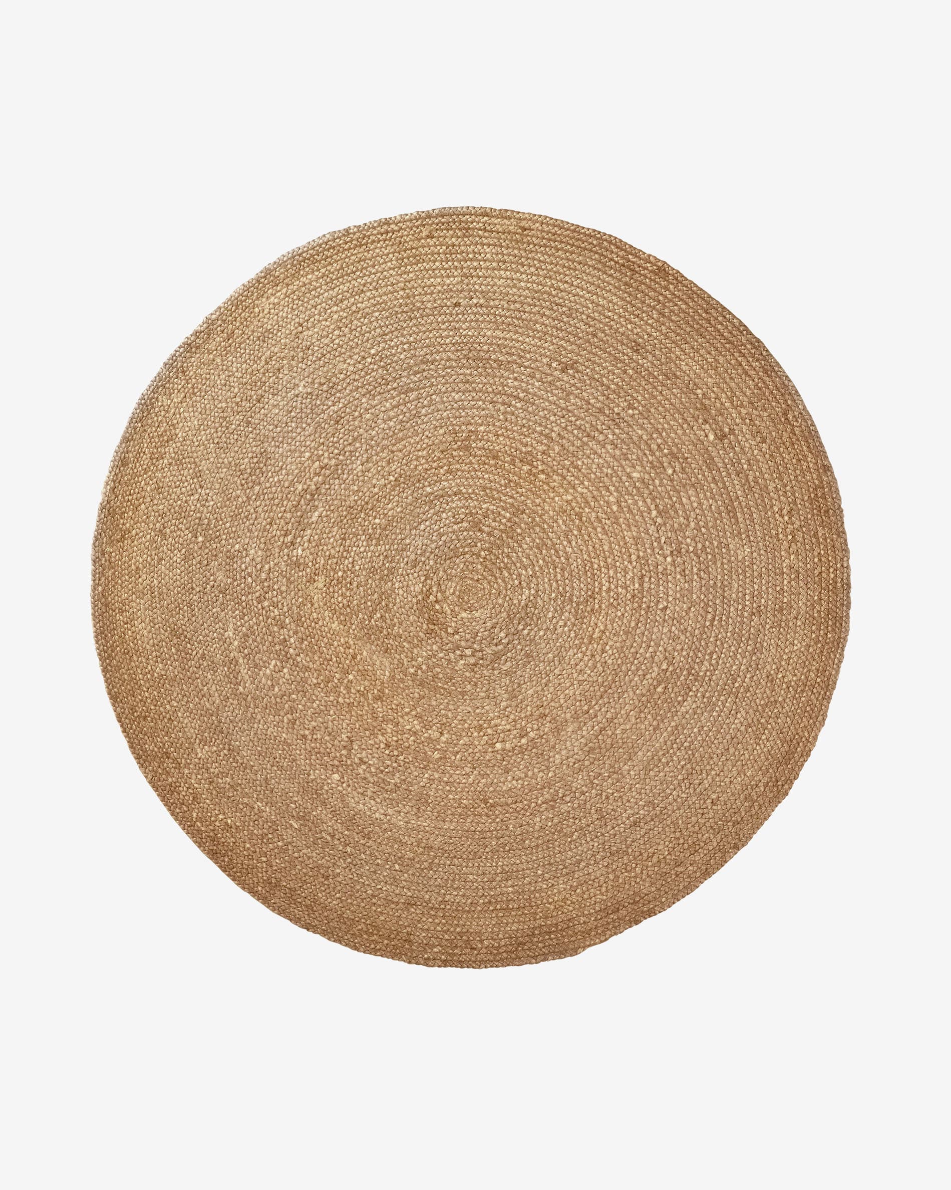 Doc runder Teppich 100% Jute natur Ø 150 cm in Braun präsentiert im Onlineshop von KAQTU Design AG. Teppich ist von Kave Home