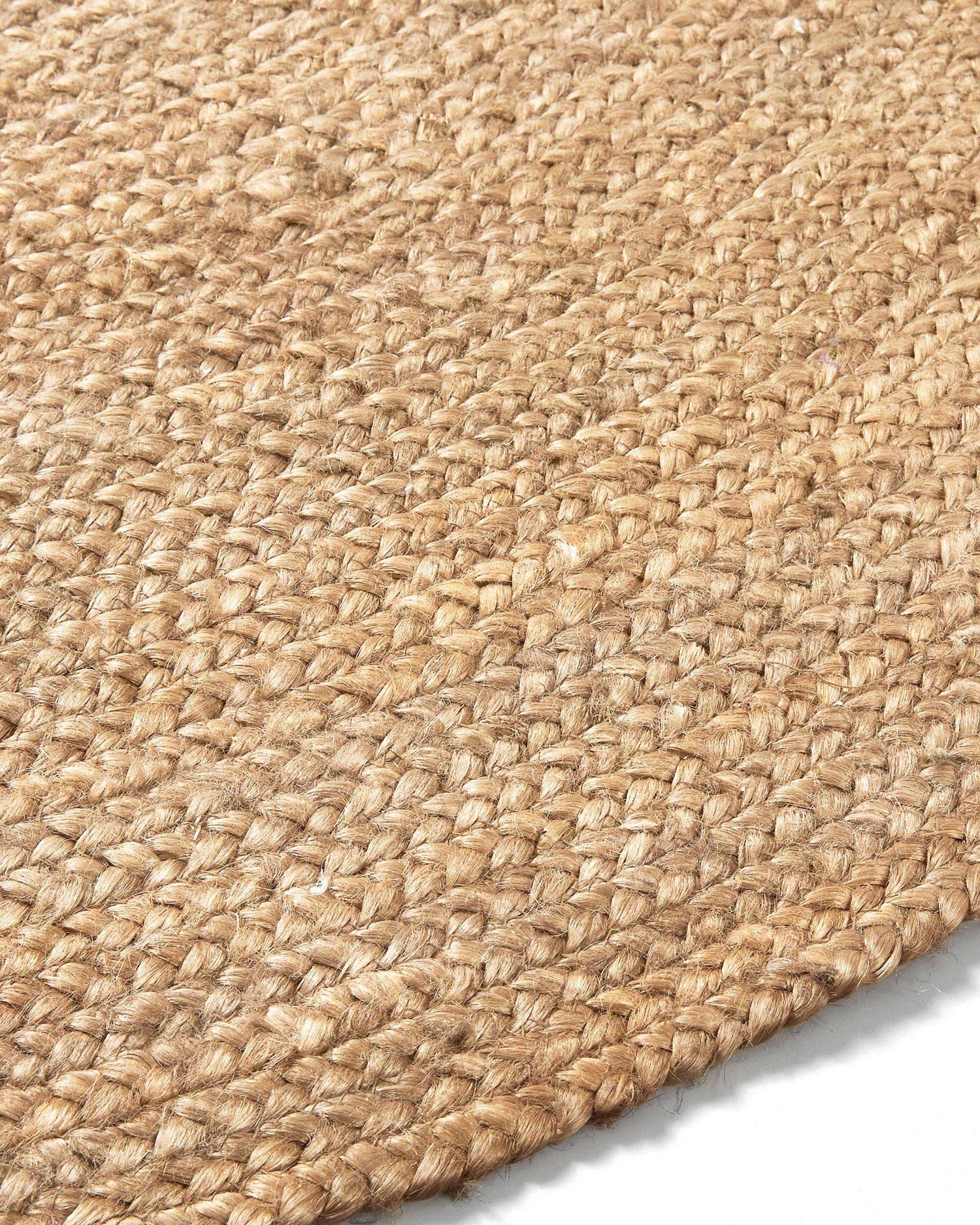 Doc runder Teppich 100% Jute natur Ø 150 cm in Braun präsentiert im Onlineshop von KAQTU Design AG. Teppich ist von Kave Home