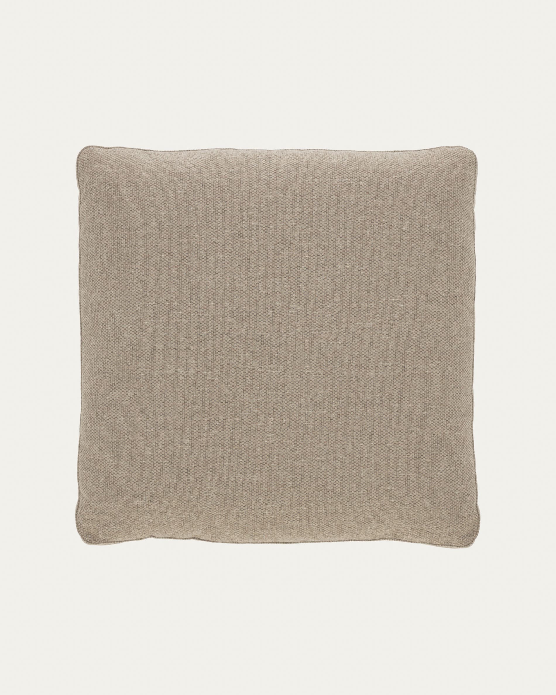 Blok Kissen beige 60 x 60 cm in Beige präsentiert im Onlineshop von KAQTU Design AG. Deko Kissen ist von Kave Home