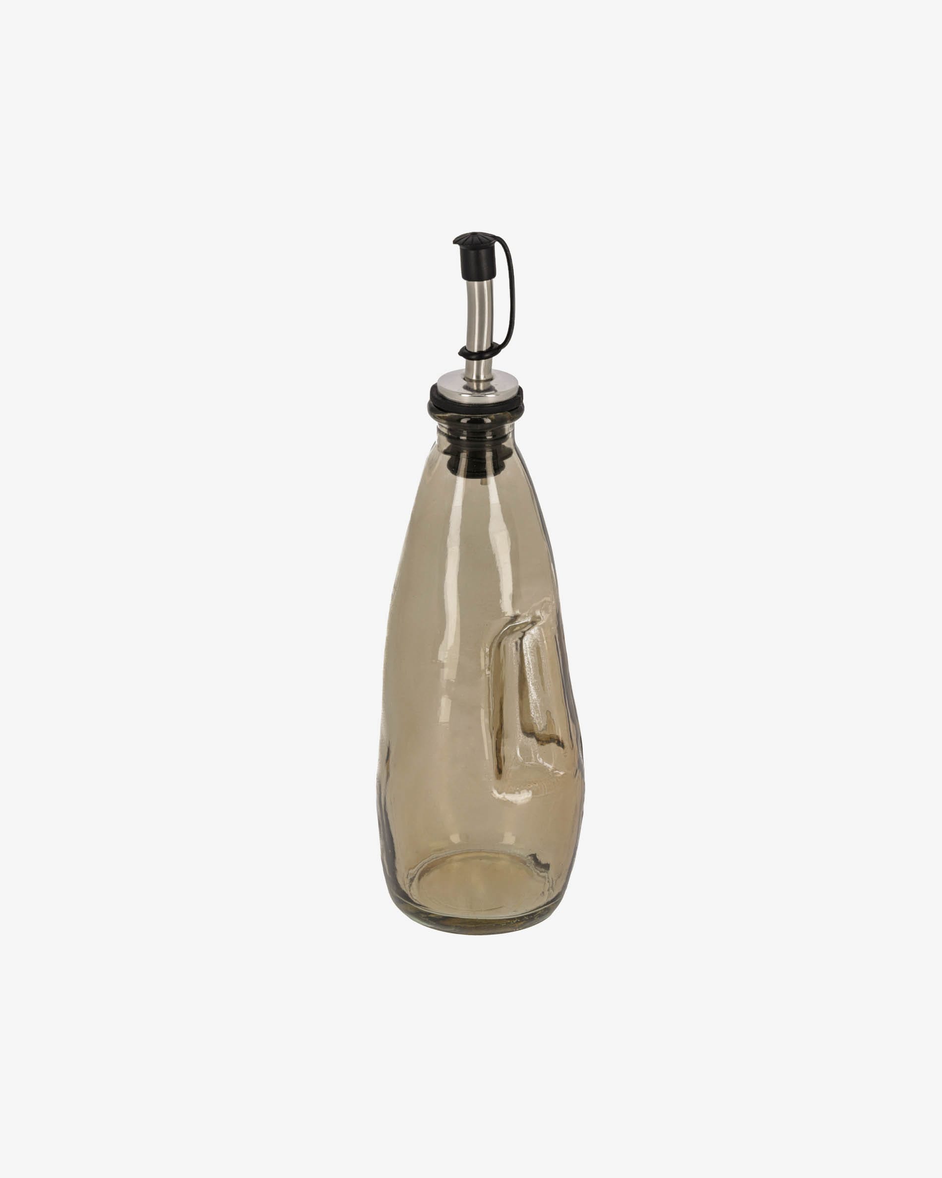 Rohan Ölflasche aus braunem Glas in Klar präsentiert im Onlineshop von KAQTU Design AG. Glas ist von Kave Home