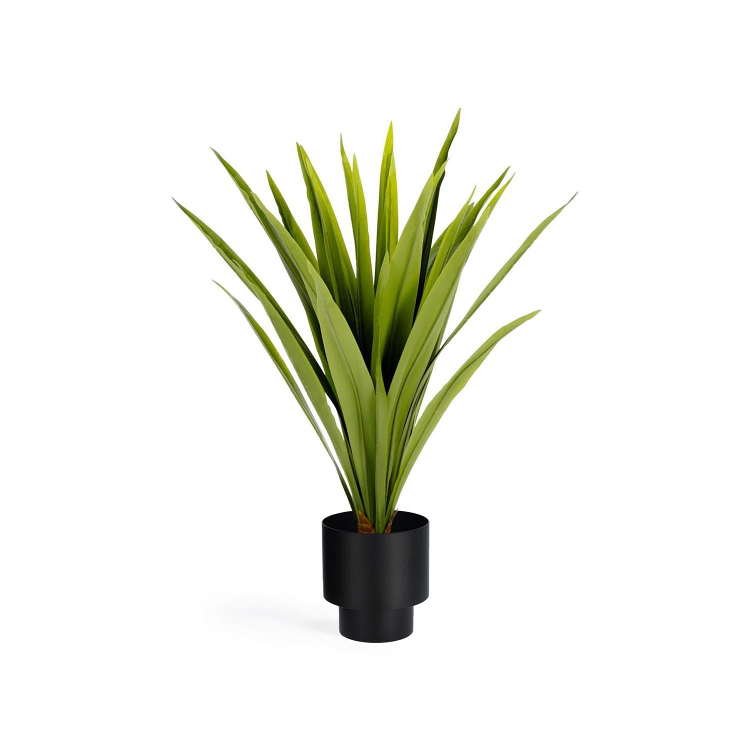 Zelena Kunstpflanze Yucca in Grün, Schwarz präsentiert im Onlineshop von KAQTU Design AG. Kunstpflanze ist von Kave Home