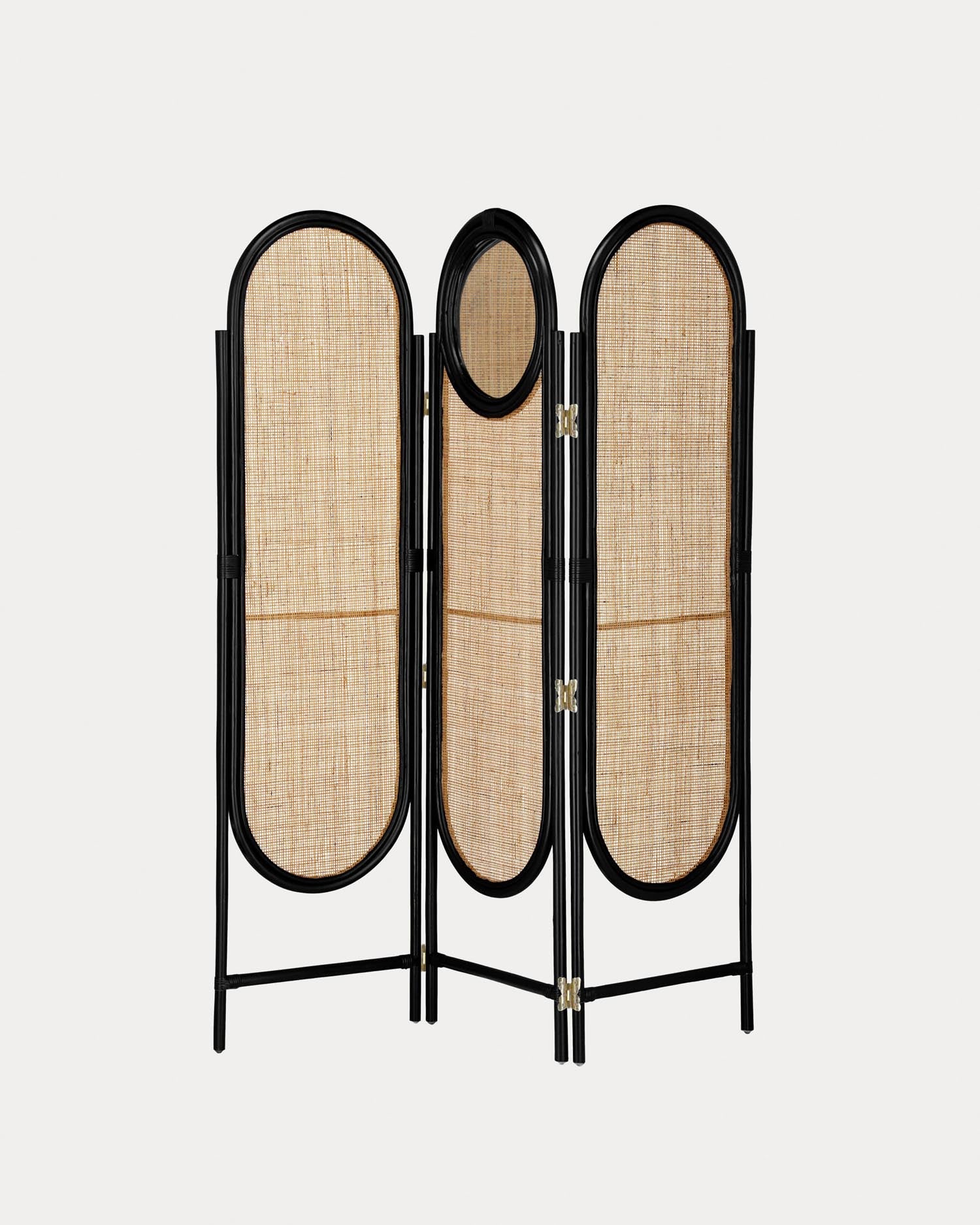 Lalita Paravent aus Rattan 150 x 180 cm in Mehrfarbig präsentiert im Onlineshop von KAQTU Design AG. Raumtrenner ist von Kave Home