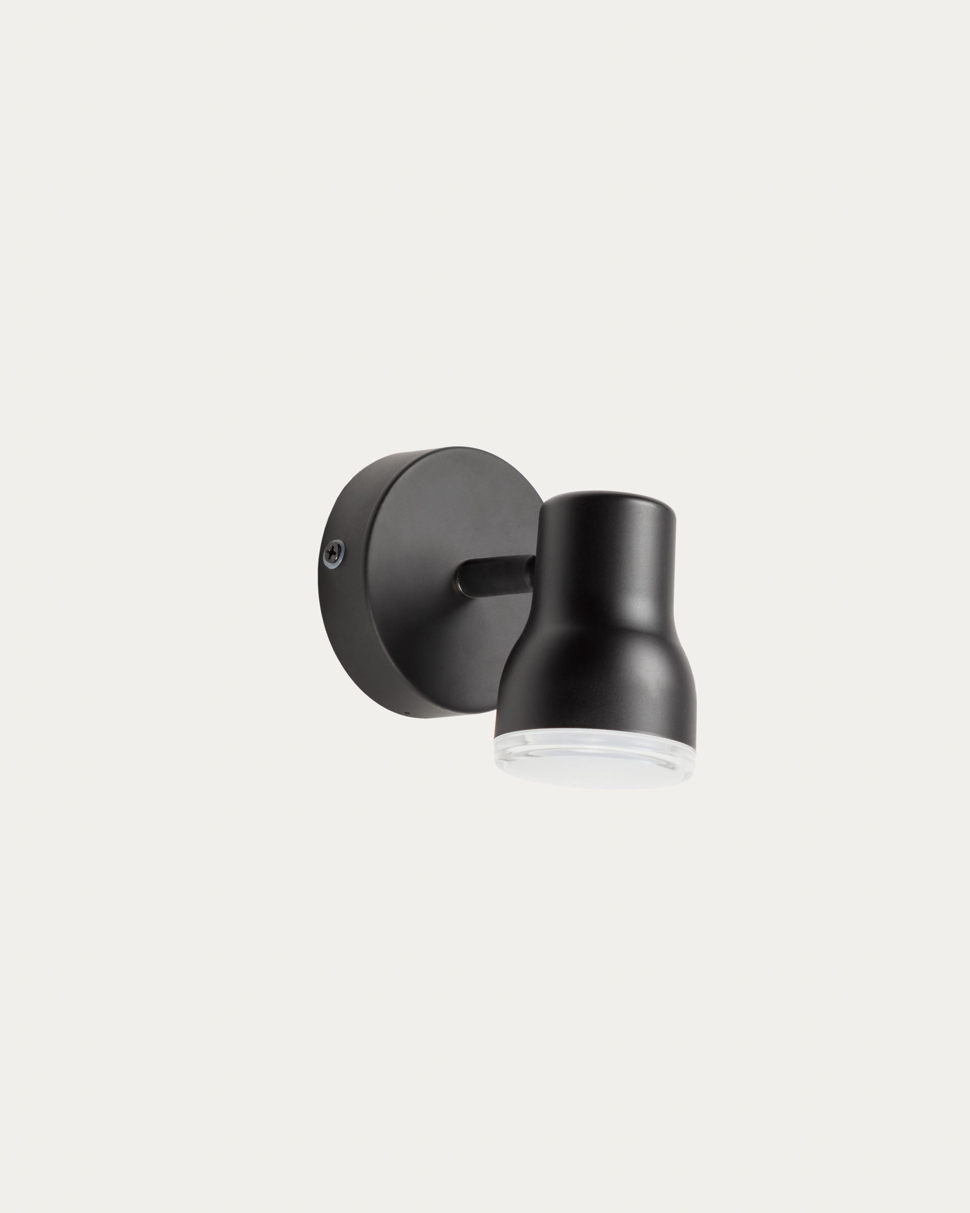 Tehila Wandlampe schwarz in Schwarz präsentiert im Onlineshop von KAQTU Design AG. Wandleuchte ist von Kave Home