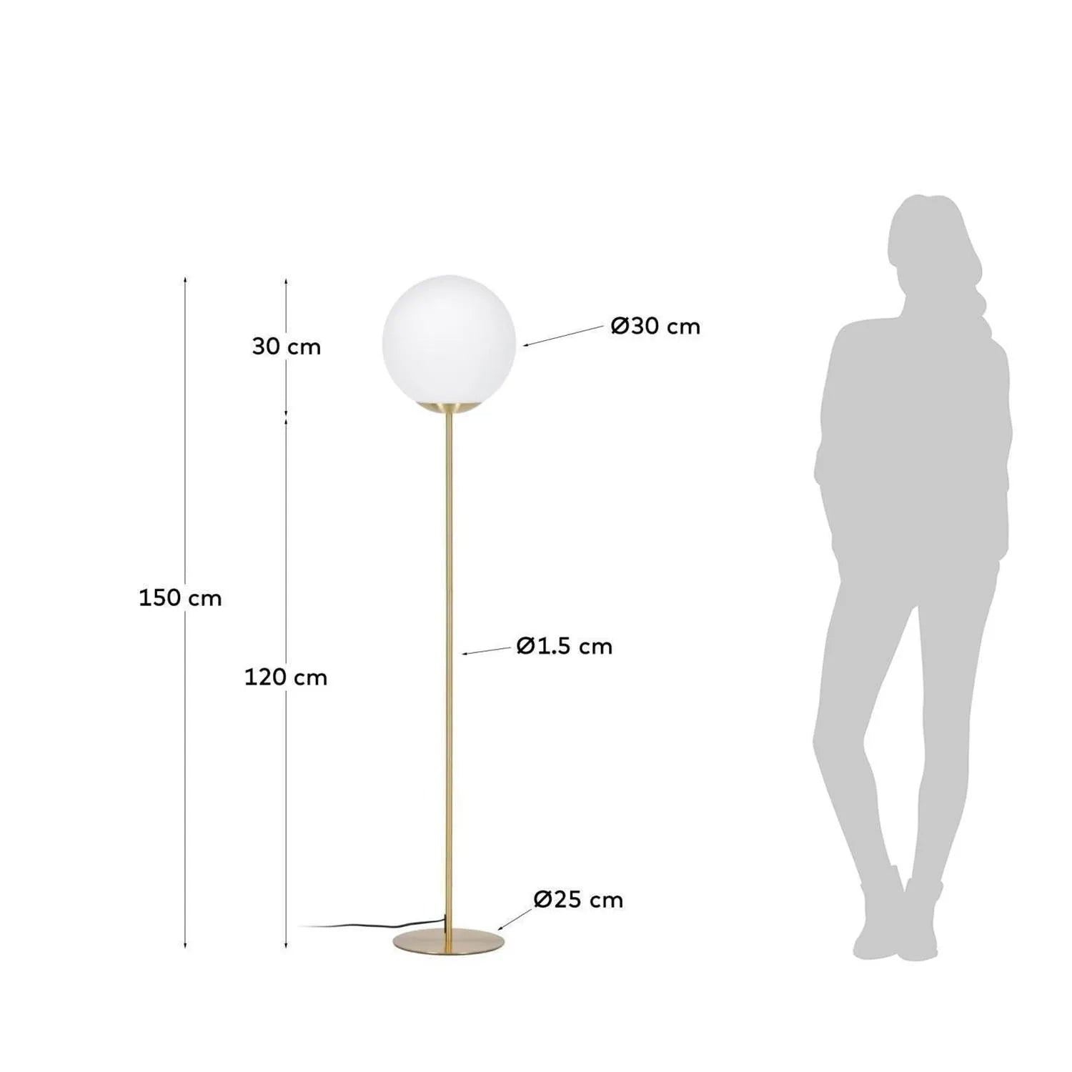 Mahala Stehlampe: Elegante Akzentbeleuchtung für moderne Räume.