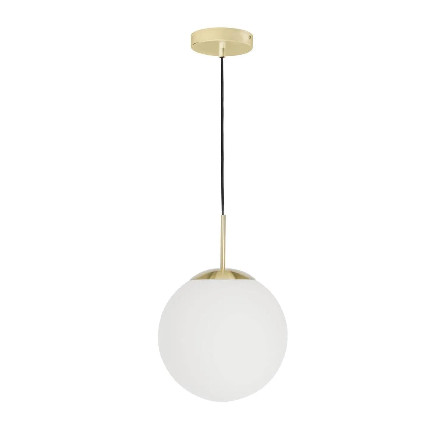 Die Mahala Deckenlampe von Kave Home: Modernes Design, geometrische Formen, Stahl und mattiertes Glas für sanfte Lichtverteilung.