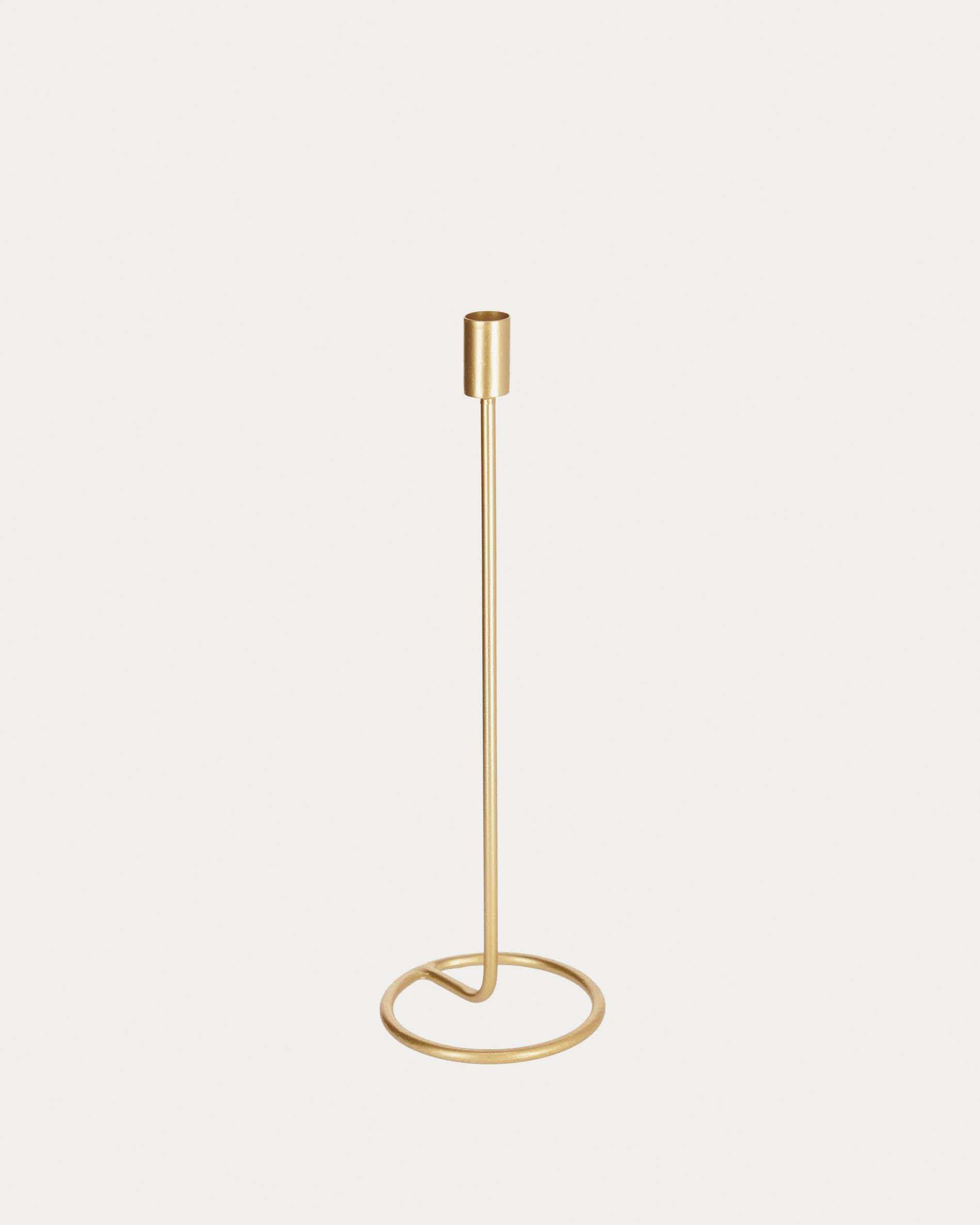 Babyrye grosser Kerzenhalter in Gold präsentiert im Onlineshop von KAQTU Design AG. Kerzenständer ist von Kave Home