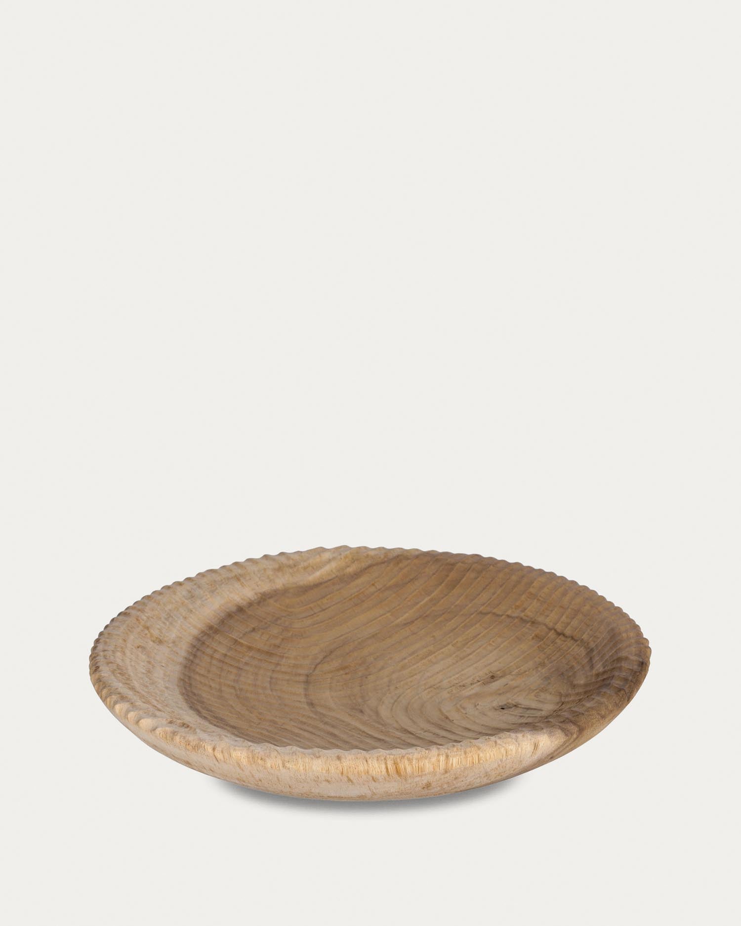 Melya Wanddeko aus massivem Munggur Holz Ø 48 cm in Braun präsentiert im Onlineshop von KAQTU Design AG. Kunstgegenstände ist von Kave Home