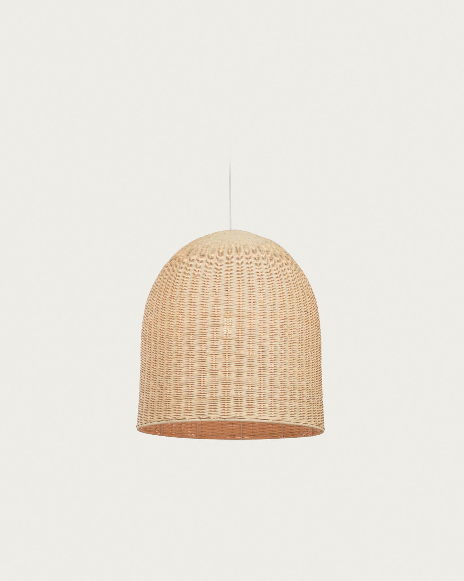 Lampenschirm für die Lampe Druciana aus Rattan mit natürlichem Finish Ø 60 cm in Braun präsentiert im Onlineshop von KAQTU Design AG. Lampenschirm ist von Kave Home