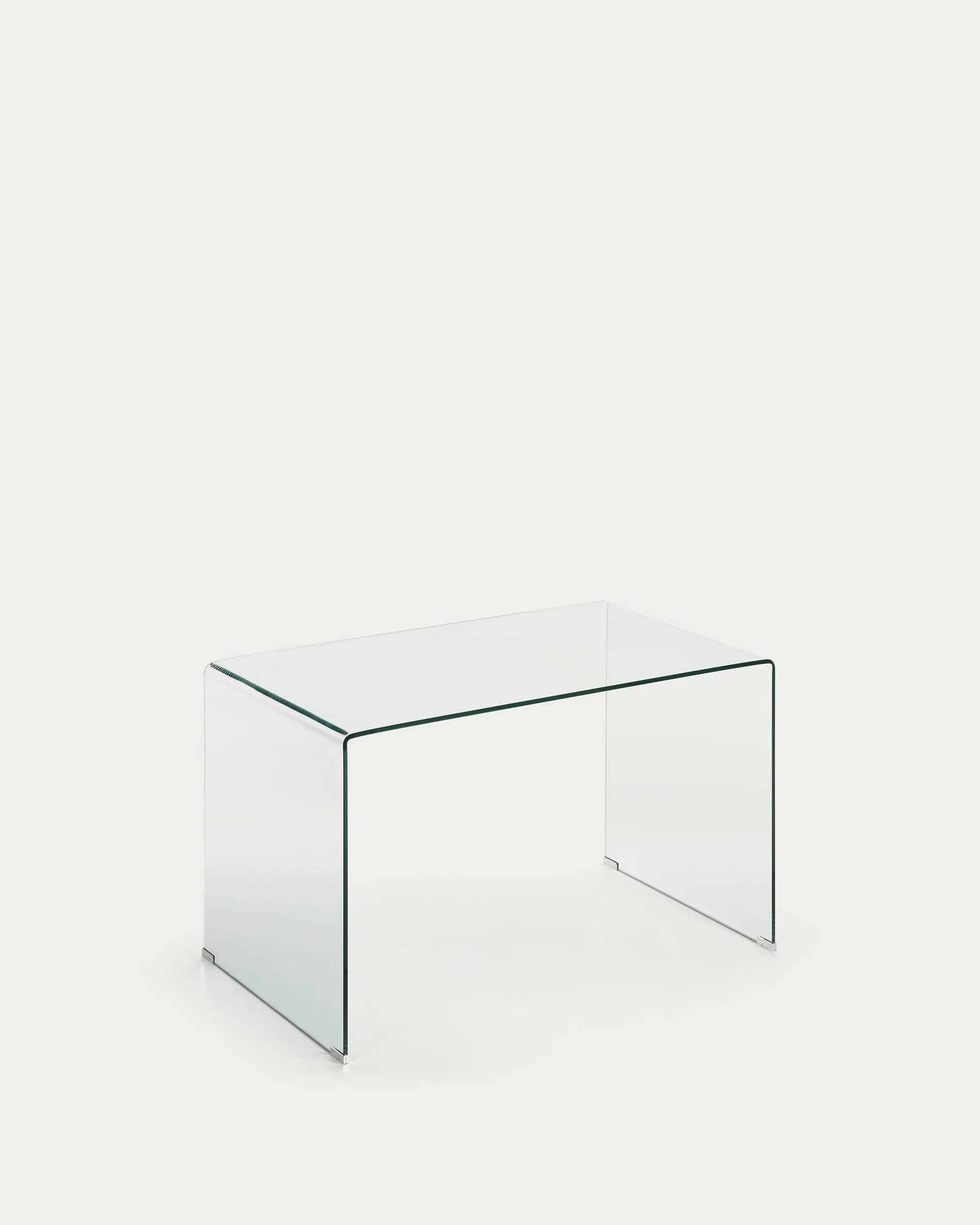 Der Burano Tisch: Eleganz in Glas, 125x70 cm, ideal für kleine Räume. Zeitloses Design, pflegeleicht und robust.