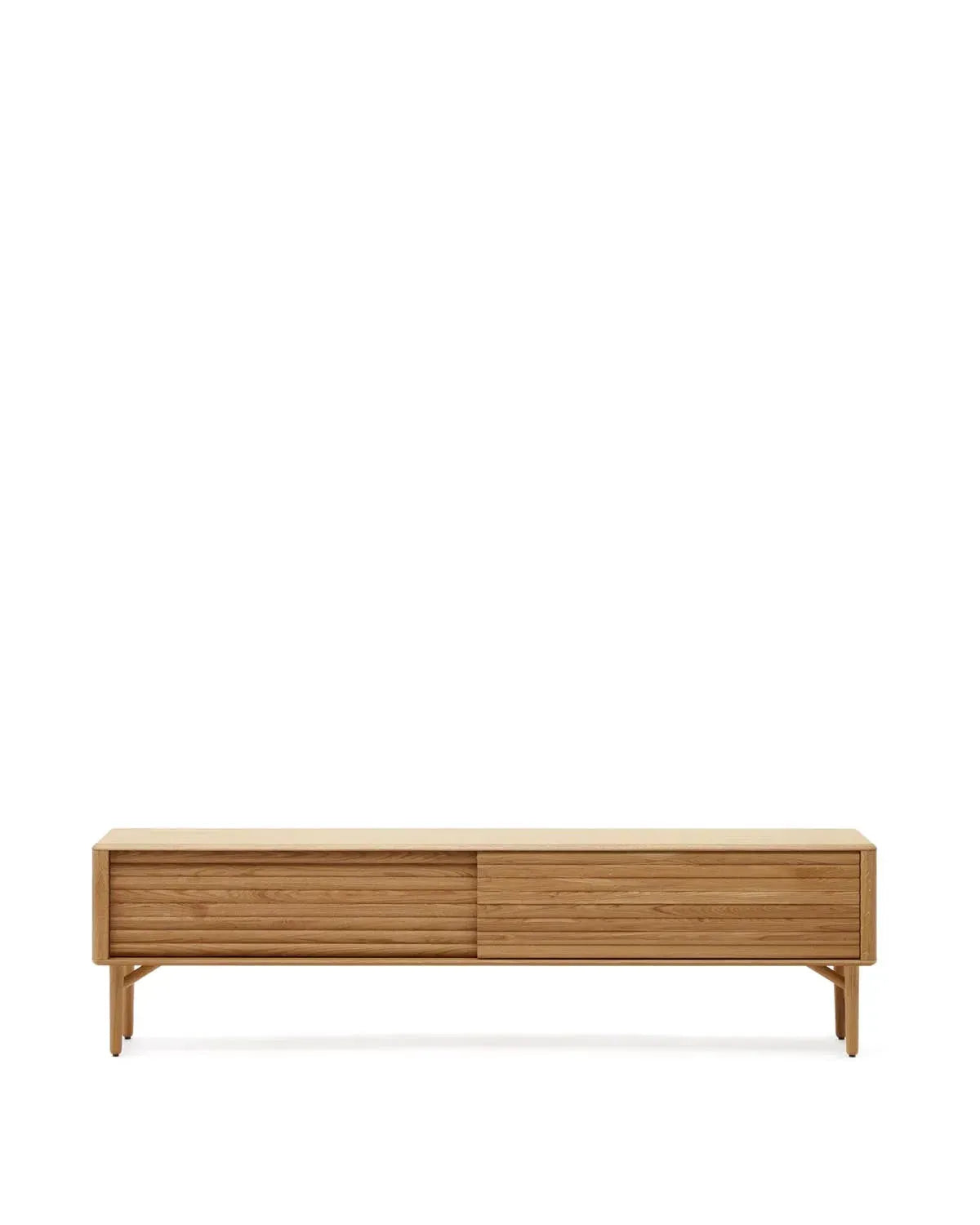 Eleganter TV-Schrank aus Eiche, 200x57 cm, FSC-zertifiziert.