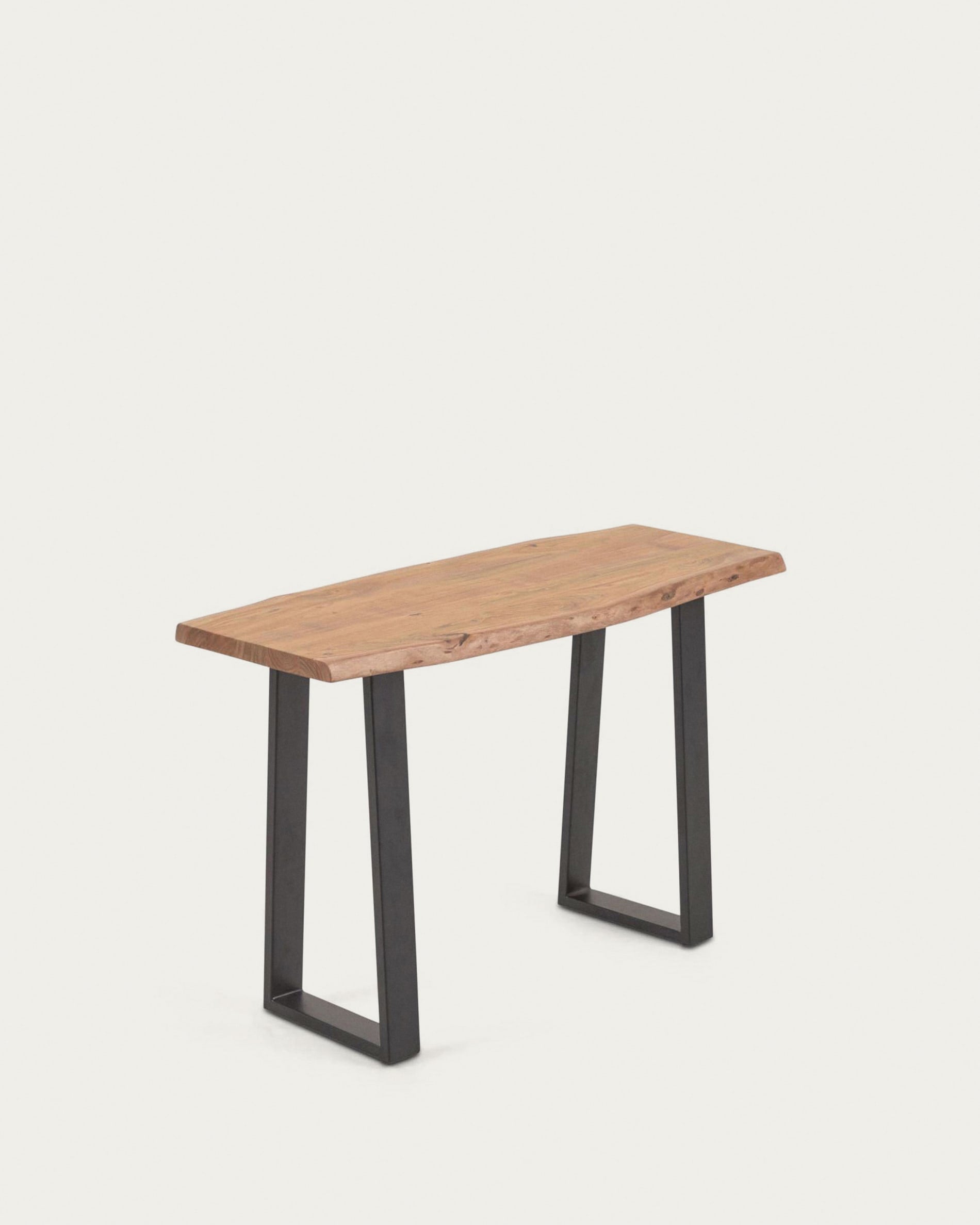 Alaia Konsole aus massivem Akazienholz mit natürlichem Finish 115 x 40 cm in Braun präsentiert im Onlineshop von KAQTU Design AG. Konsolentisch ist von Kave Home