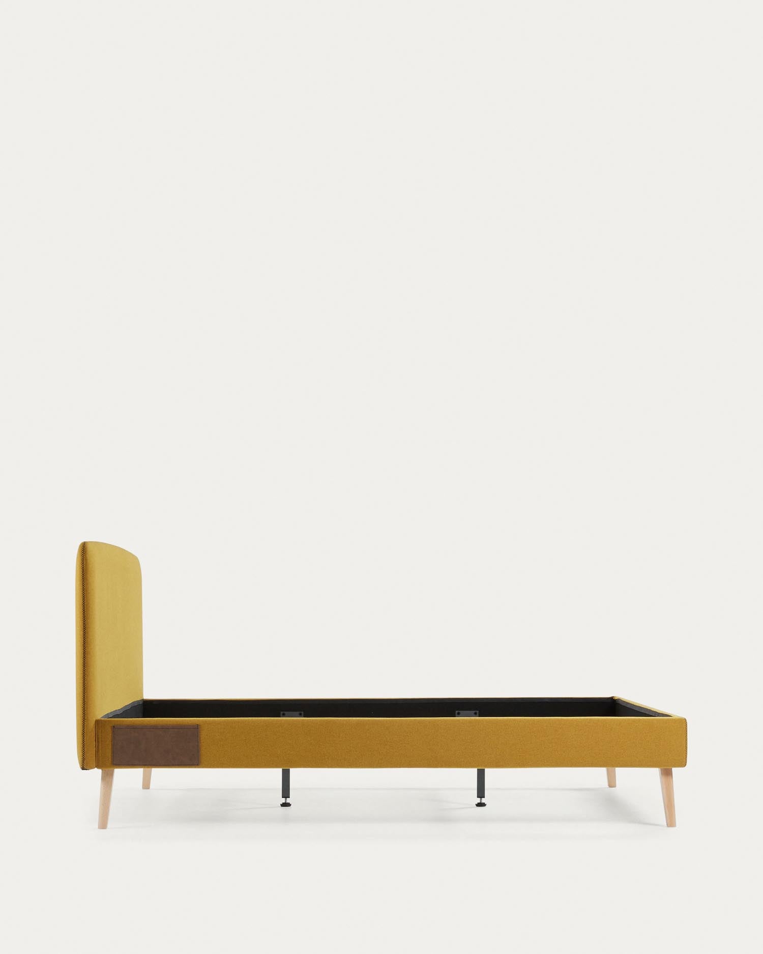 Dyla Bezug in Senfgelb für Bett mit Matratzengrösse 150 x 190 cm in Senfgelb präsentiert im Onlineshop von KAQTU Design AG. Zubehör Bett ist von Kave Home