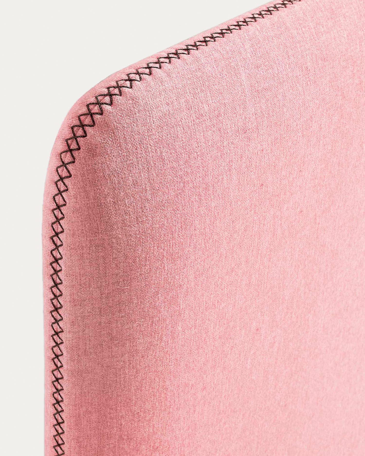 Bezug für Bettkopfteil Dyla in Rosa für Bett von 90 cm in Rosa präsentiert im Onlineshop von KAQTU Design AG. Zubehör Bett ist von Kave Home